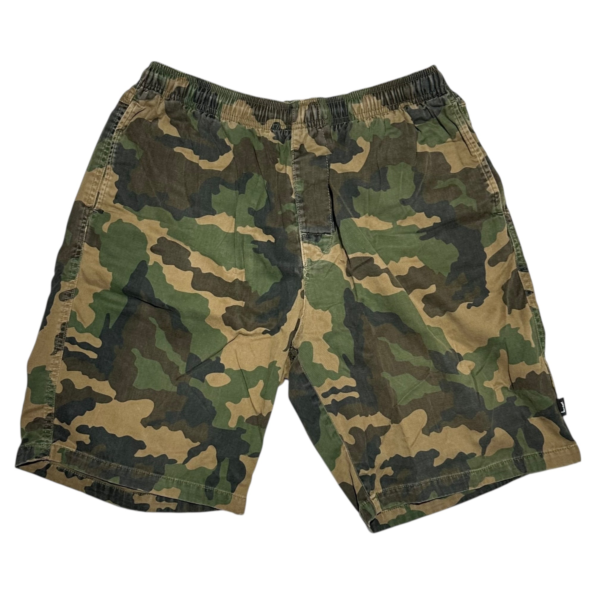 STUSSY(ステューシー) Camouflage shorts カモフラ ショーツ ハーフパンツ XL カーキ