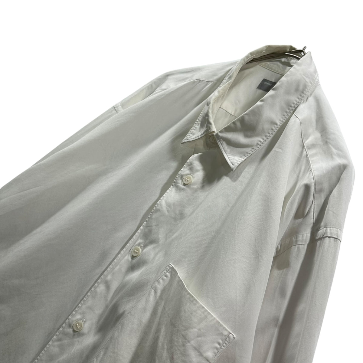 COMME des GARCONS HOMME(コムデギャルソンオム) 1990's Oversized Regular Collar Shirt レギュラーカラー ビッグ シャツ 表記無(FREE) ホワイト 90年代 田中オム