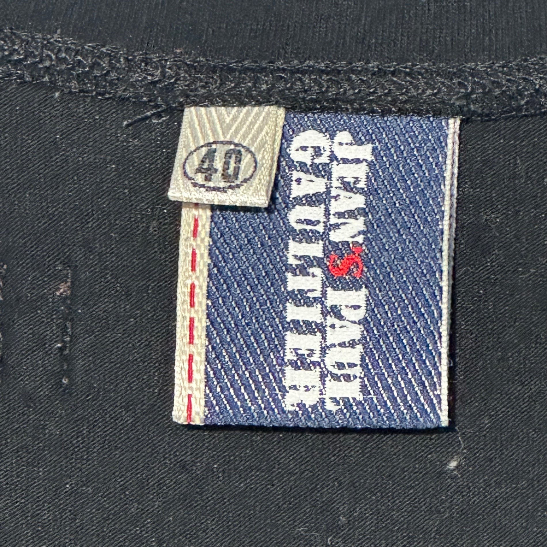 Jean Paul GAULTIER(ジャンポールゴルチエ) 00's Front frill S/S cut and sew フロントフリル 半袖 カットソー 40(L) ブラック