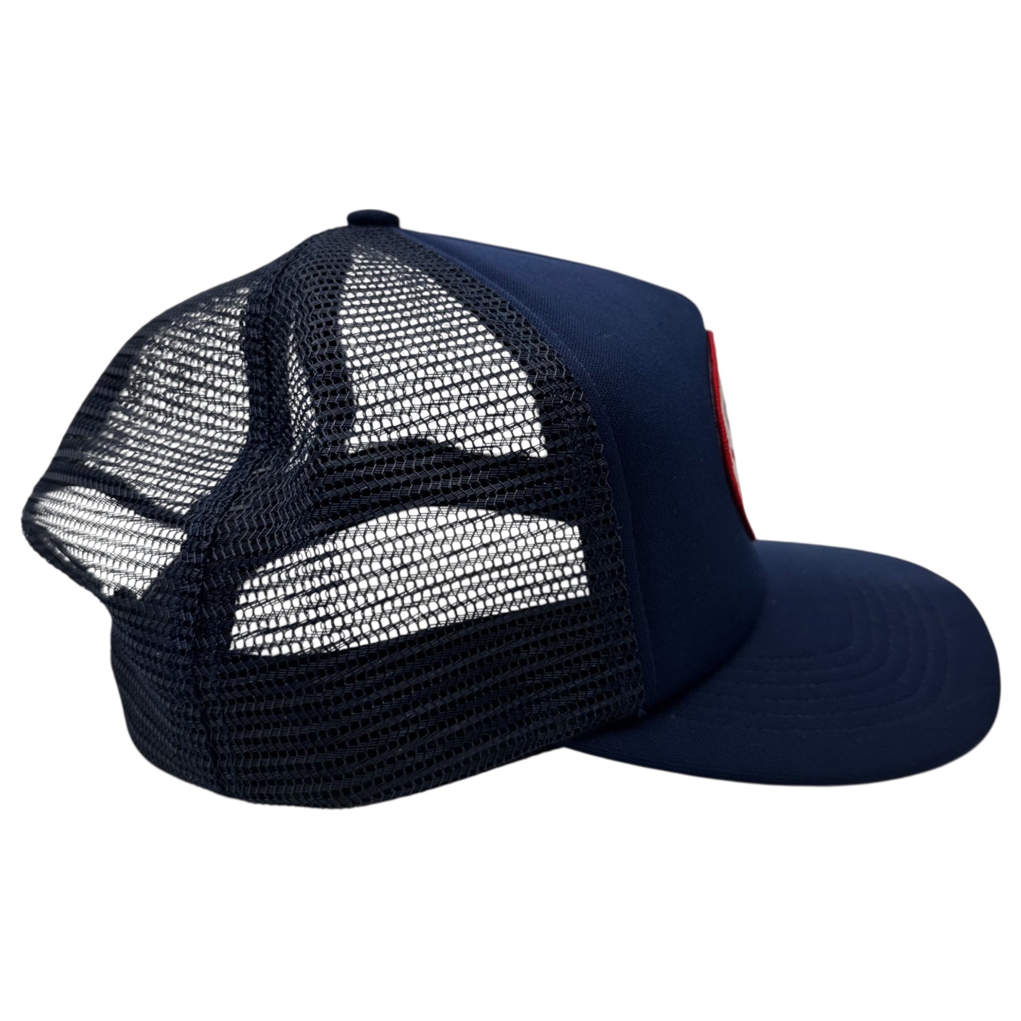 SUPREME(シュプリーム) 24AW Authorized Mesh Back 5-Panel ロゴ メッシュ キャップ ネイビー 24FW