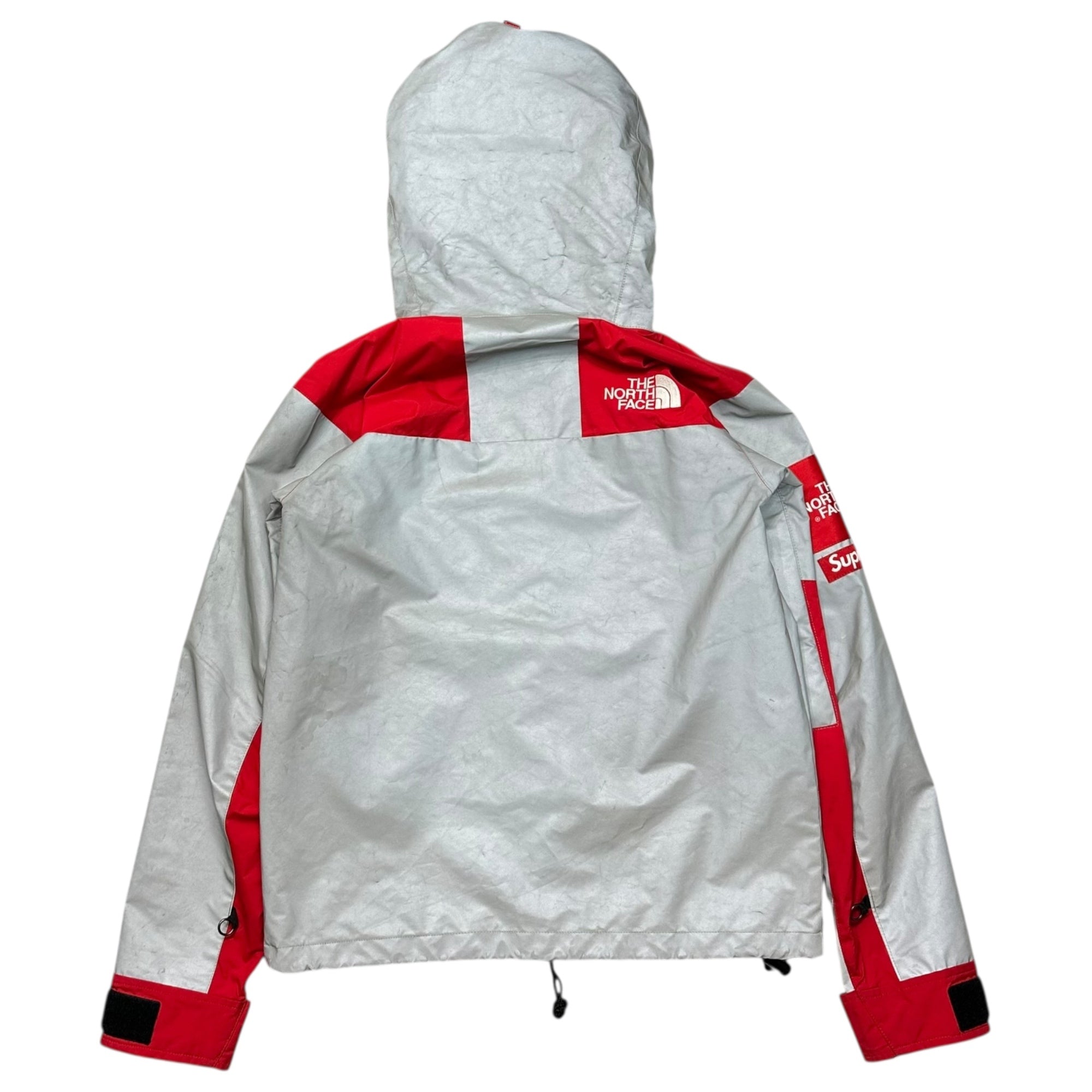 SUPREME × THE NORTH FACE(シュプリーム × ザ ノースフェイス) 13SS Reflective 3M Mountain Parka リフレクティブ マウンテンパーカー NP01300 S シルバー×レッド ジャケット