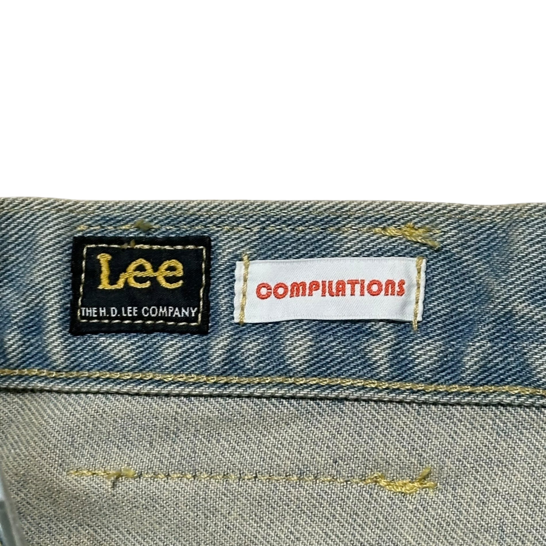 LEE(リー) RIDER WIDE SHORTS ライダー ワイド ショーツ デニム LM9831 M ライトインディゴ BEAMS等取扱