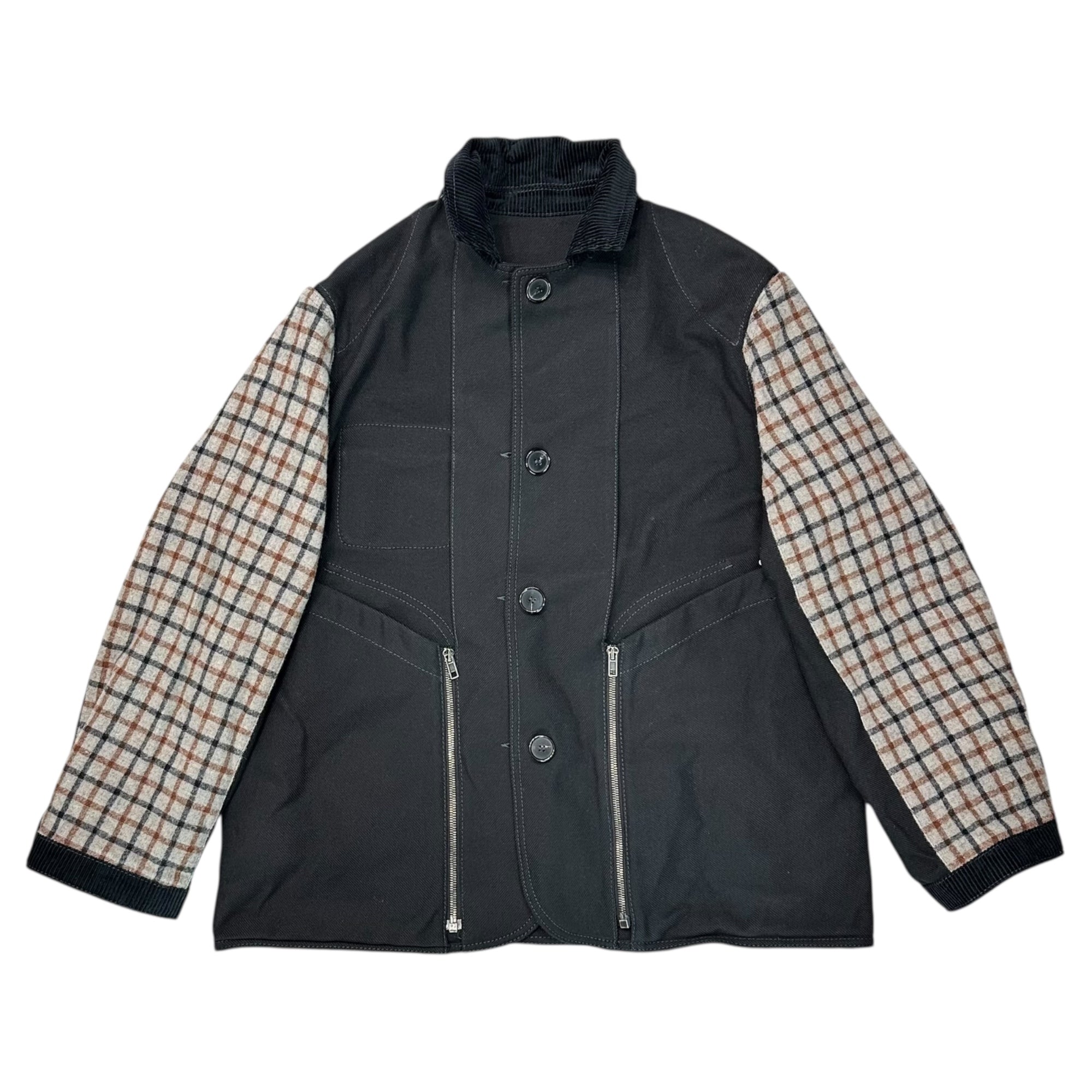 MAISON MARGIELA(メゾンマルジェラ) 24AW 4Way Hunting River Reversible Jacket ハンティング リバーバーシブル ジャケット S51AA0352 36 ブラック コート