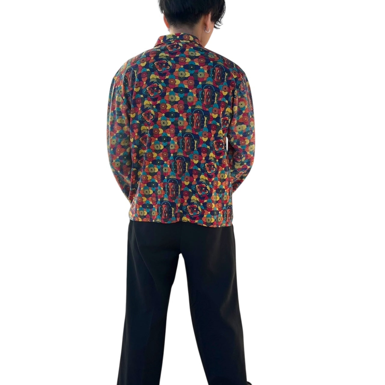 COMME des GARCONS HOMME PLUS(コムデギャルソンオムプリュス) 01AWサイケ期ハーフジップウールオーバー PC-T007 表記なし(M～L程度) ミックス AD2001