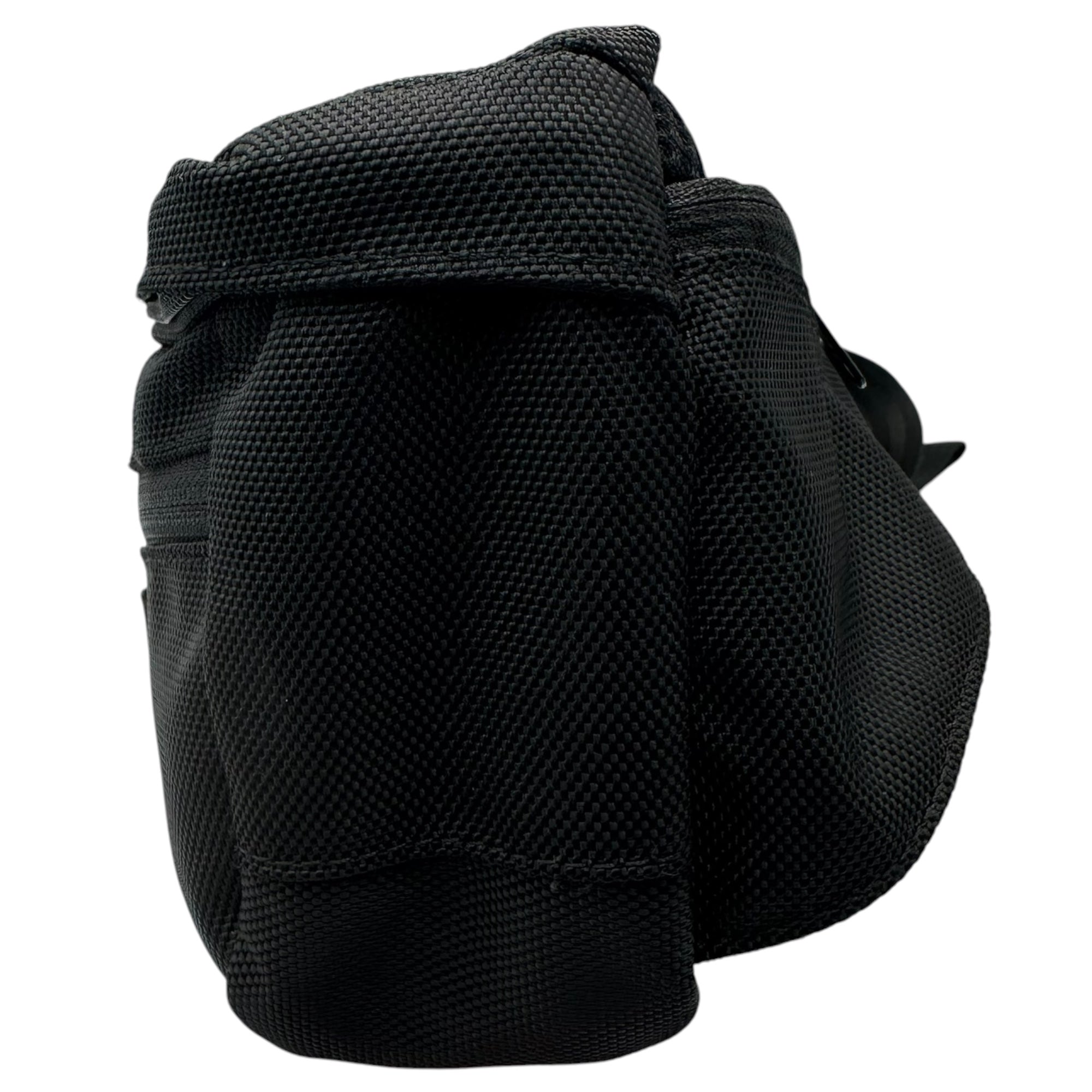YOHJI YAMAMOTO POUR HOMME×NEW ERA(ヨウジヤマモトプールオム×ニューエラ) 20AW EXP WAIST BAG YY L / EXP ウエスト バッグ HR-150-975 ブラック ボディ 斜め掛け