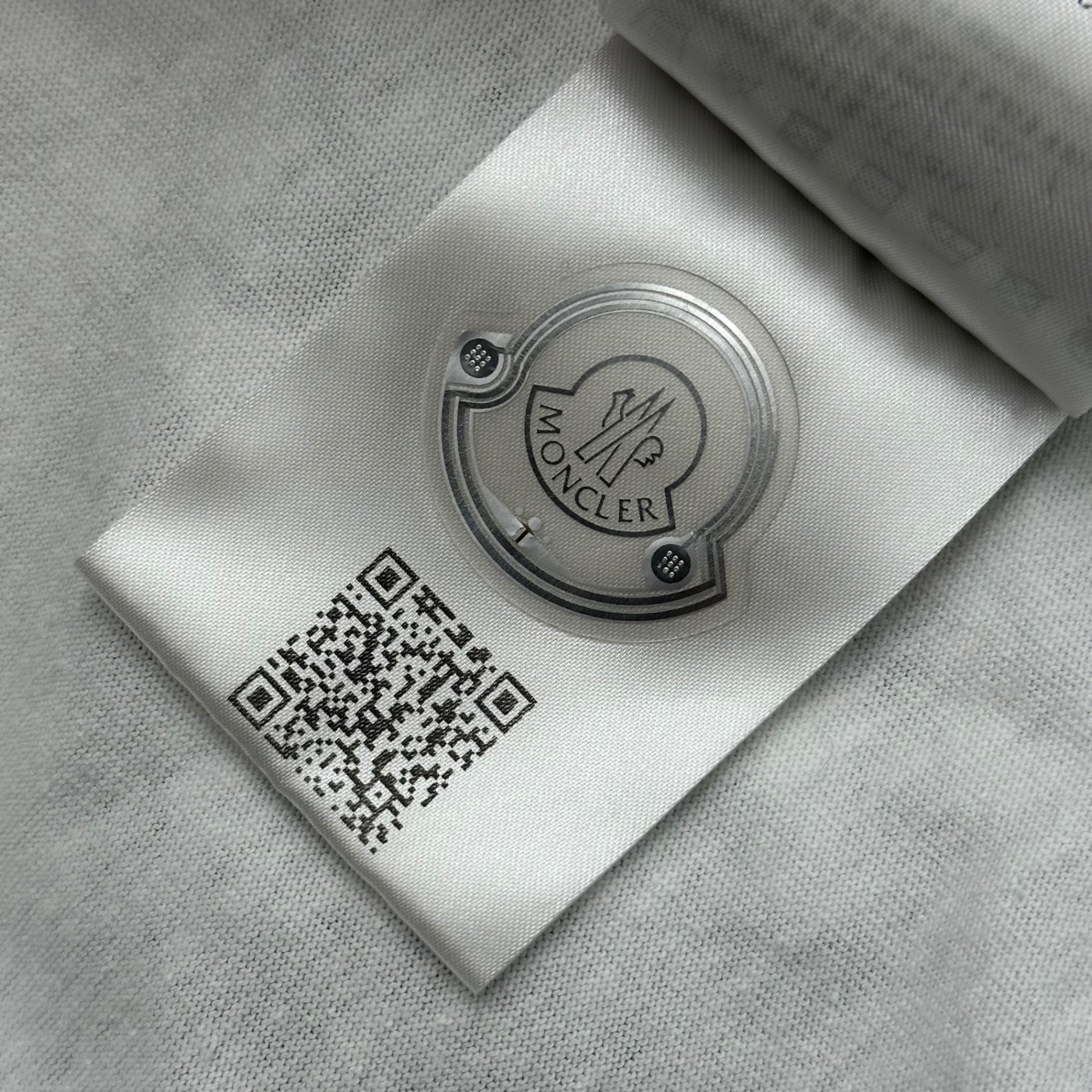 MONCLER×FRAGMENT DESIGN(モンクレール×フラグメントデザイン) 2023AW Houndstooth Raglan L/S T-Shirt 千鳥柄 ラグラン 長袖 Tシャツ I209U8D00003 XL ホワイト×ブラック MONCLER GENIUS