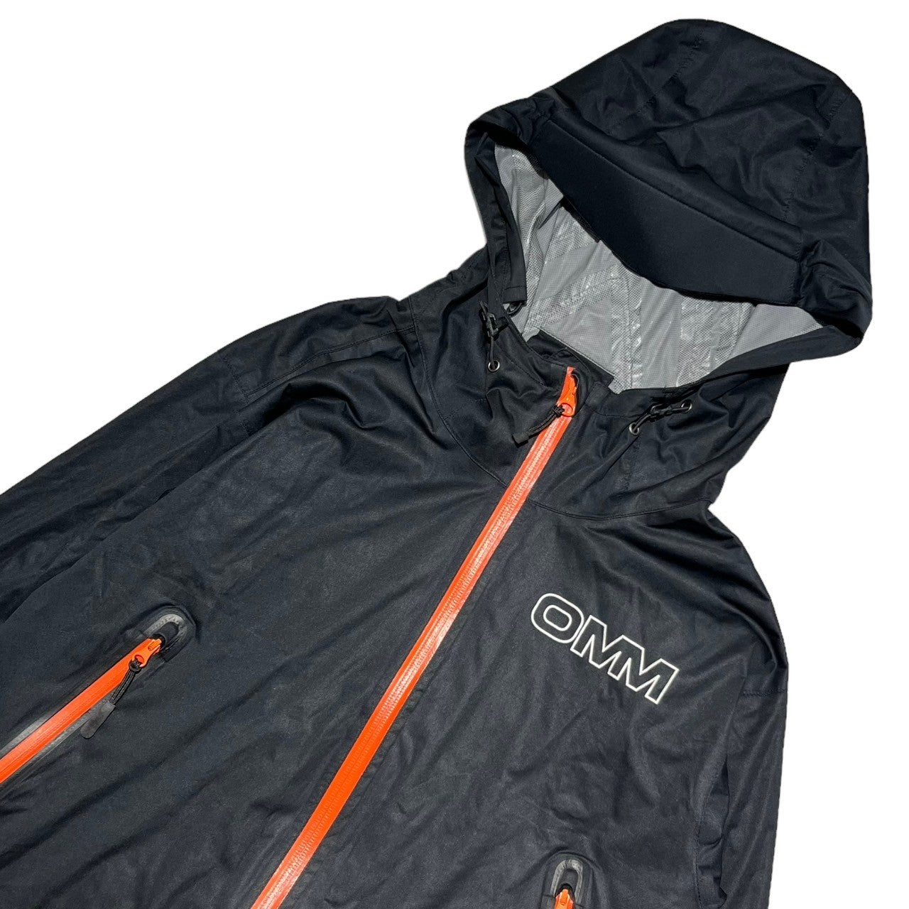 OMM(オリジナルマウンテンマラソン) Kamleika Race Jacket II カムレイカ レース ジャケット 2 M ブラック×オレンジ  マウンテンパーカー 登山 トレッキング ジャケット