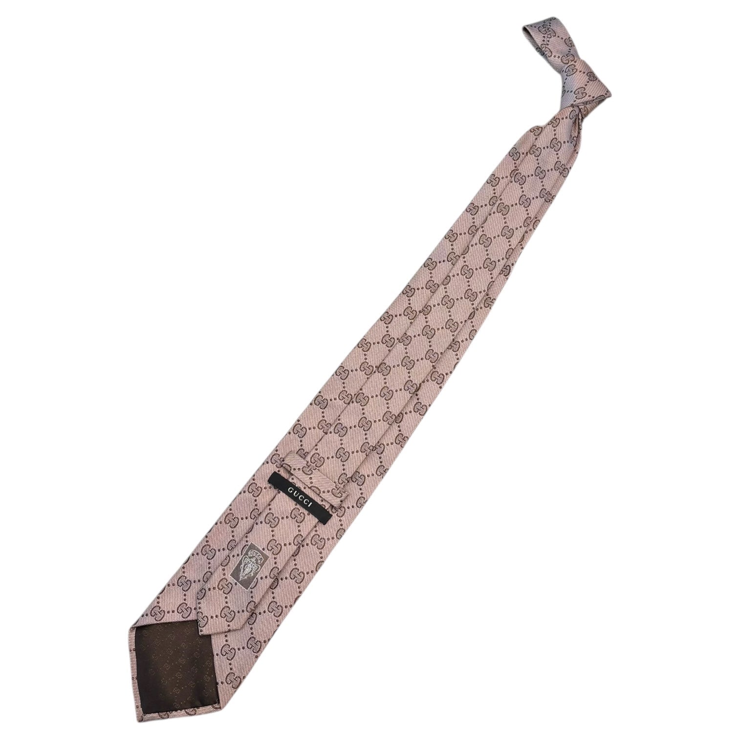 GUCCI(グッチ) GG Silk Tie GG シルク ネクタイ ピンク
