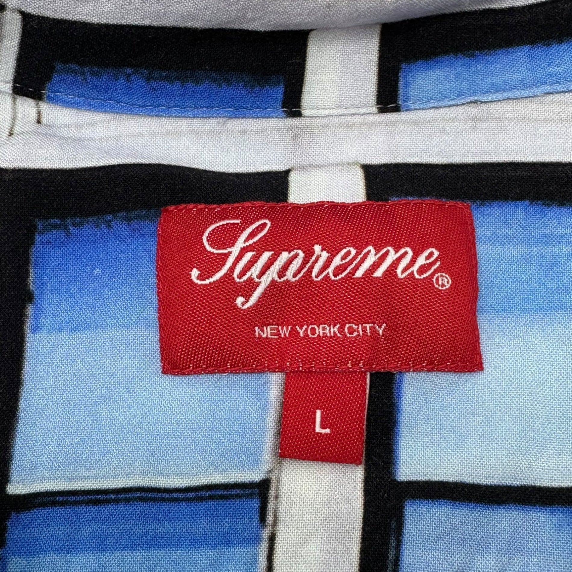 SUPREME(シュプリーム) 21SS 190 bowery rayon s/s shirt バワリー レーヨン 半袖 シャツ L マルチカラー