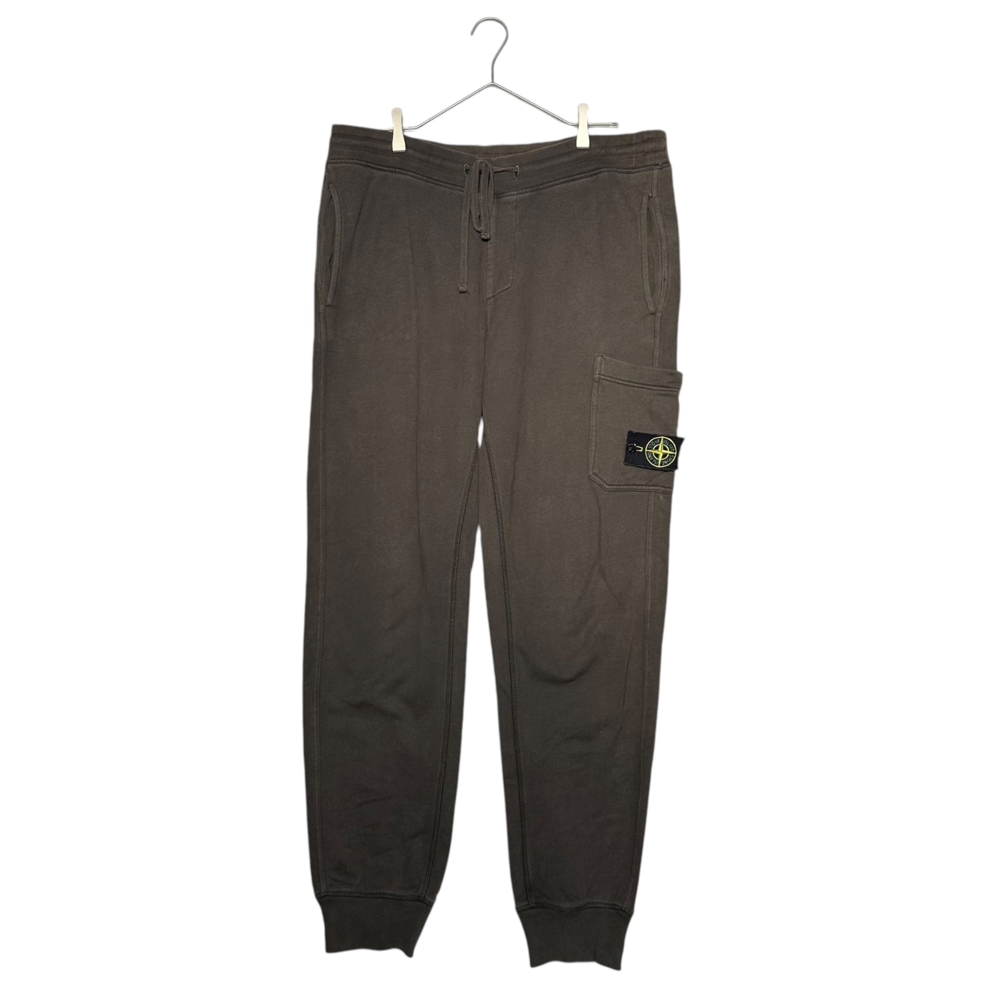 STONE ISLAND(ストーンアイランド) 12AW Cotton cargo pocket joggers コットン カーゴ ポケット スウェット パンツ 571565420 M ブラウン ジョガー