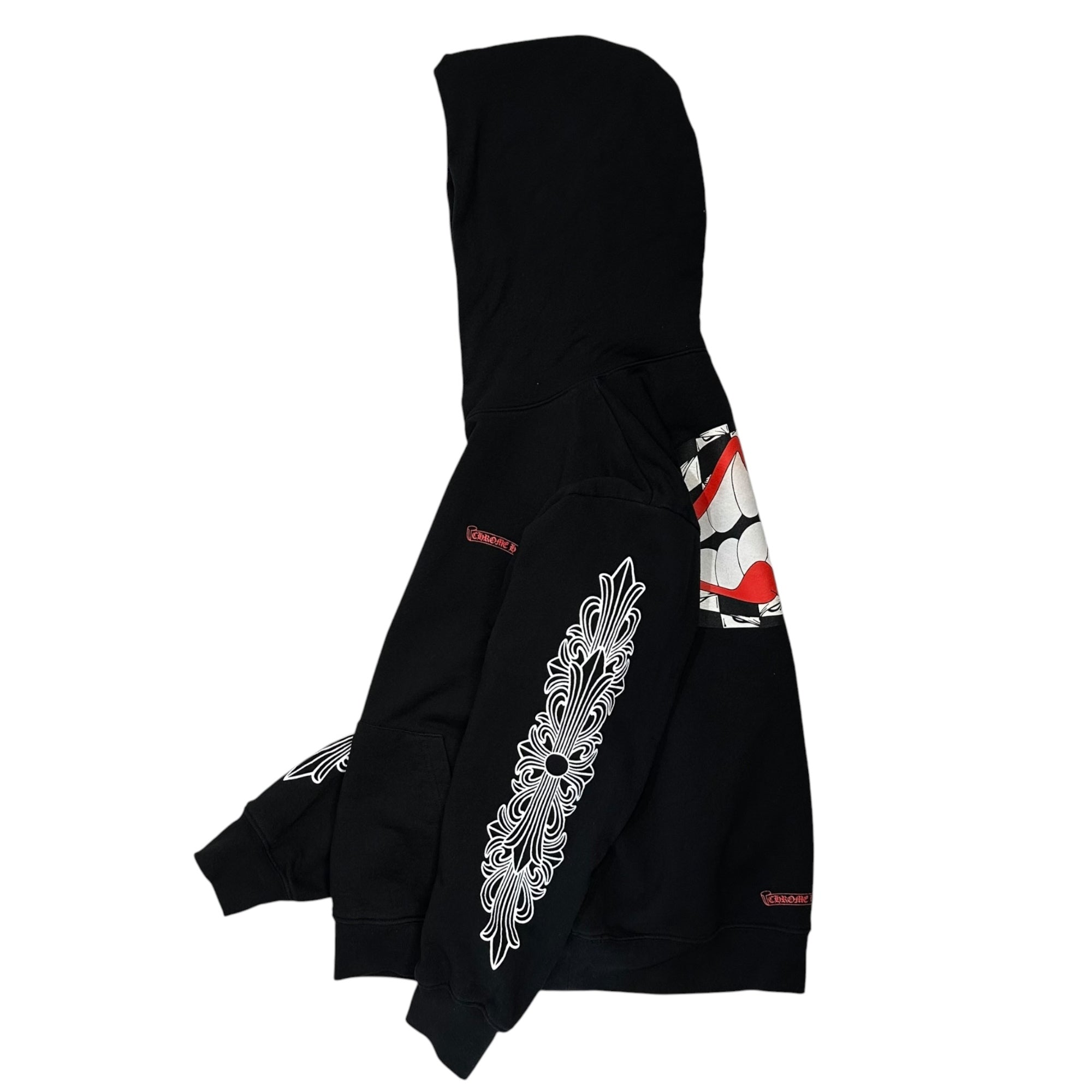 CHROME HEARTS(クロムハーツ) MATTY BOY 99 EYES CHOMPER HD PLVR マッティボーイ プルオーバー パーカー L ブラック クロムハーツジャパンタグ フーディ コラボ
