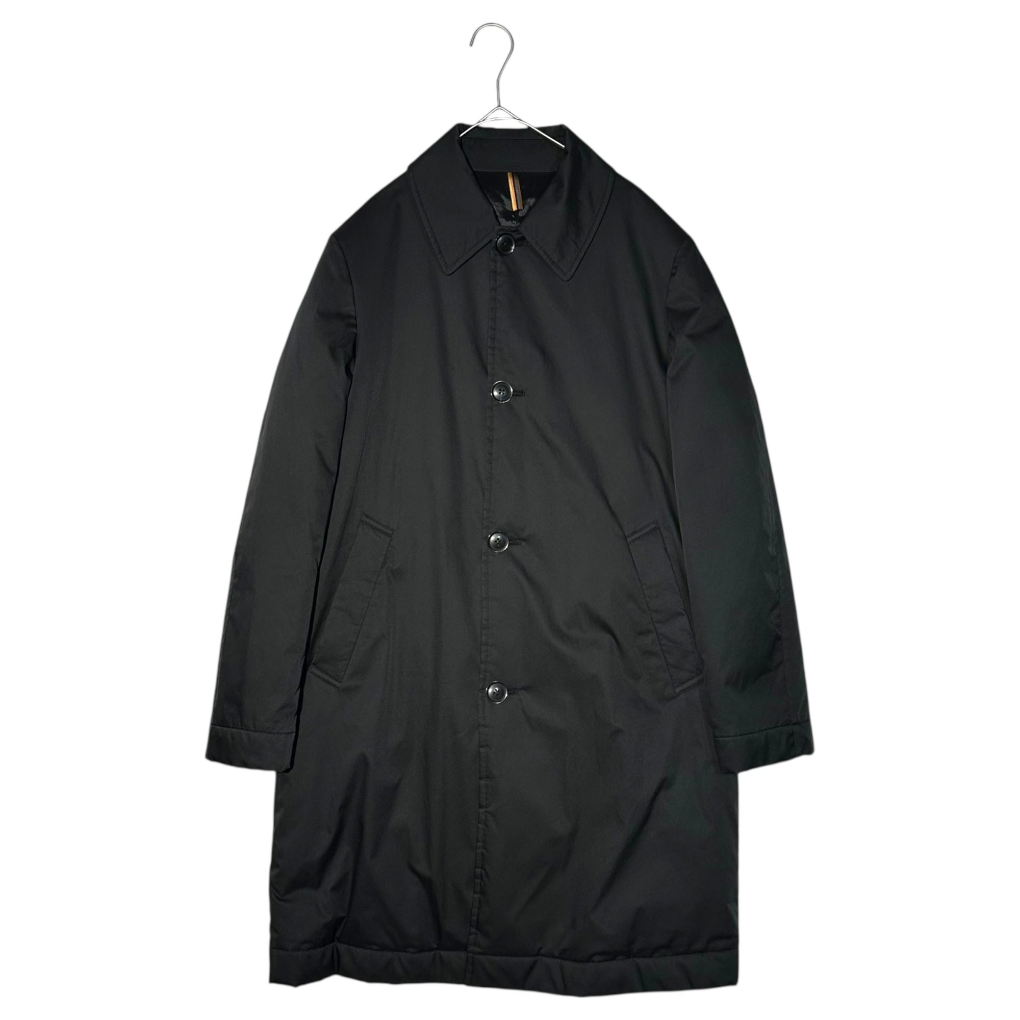 PAUL SMITH(ポールスミス) THINDOWN SOUTIEN COLLAR COAT シンダウン ステンカラー コート 283069 083RPD M ブラック 参考定価82,500円(税込)