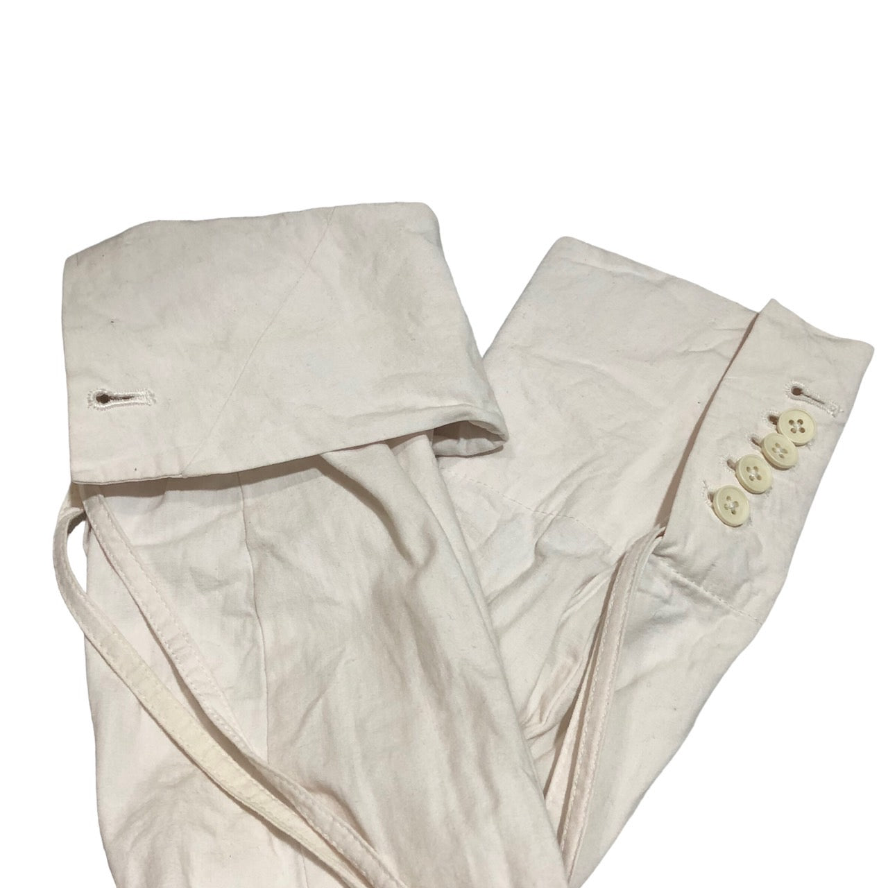 Y's for men(ワイズフォーメン) 90's ~ 00's cotton bondage jacket コットン ボンテージ ジャケット SIZE 1(S~M程度) オフホワイト