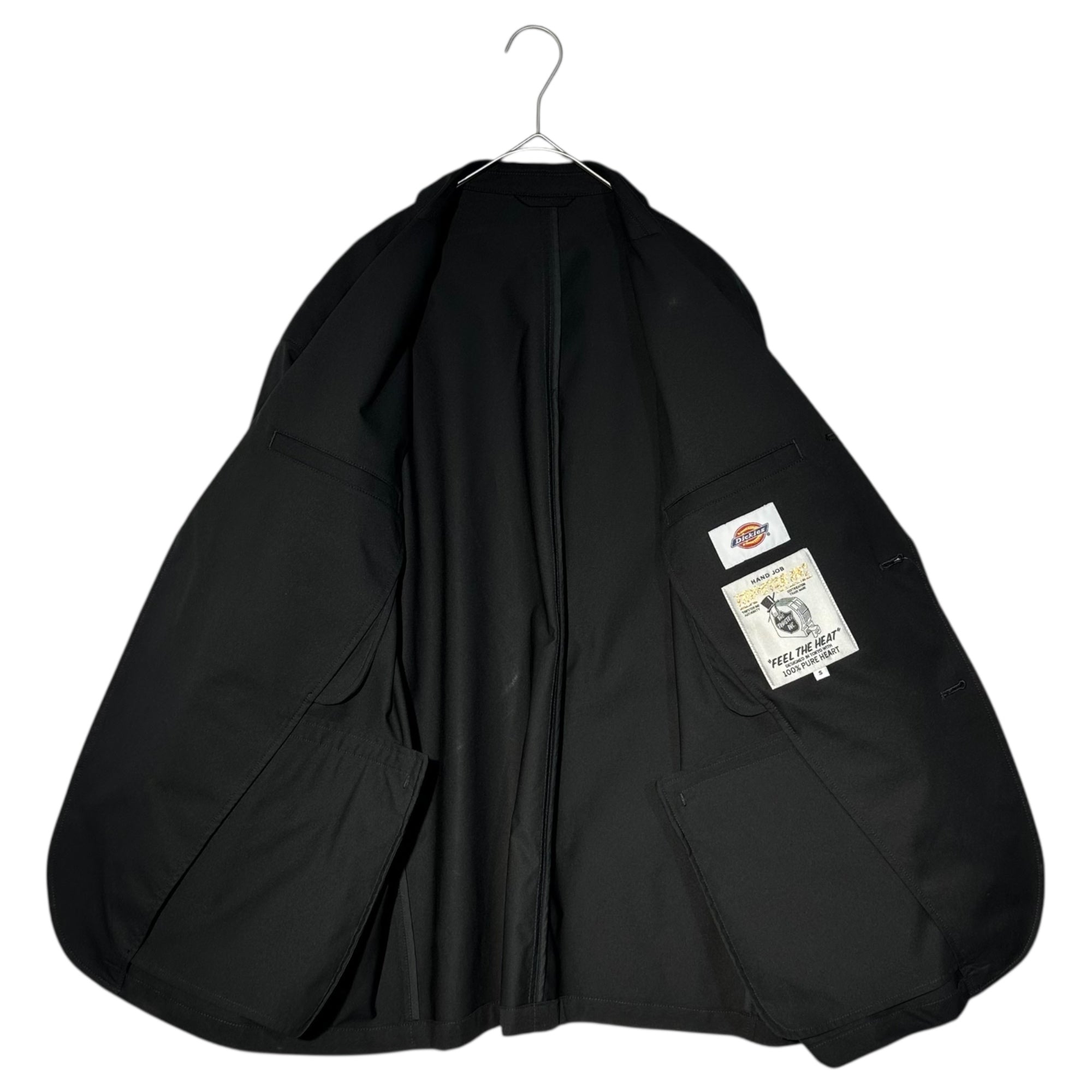 Dickies×TRIPSTER(デッキーズ×トリップスター) 2024 第6弾 SUIT BLACK セットアップ スーツ 11-17-0039-995-19-16 S ブラック テーラード ジャケット スラックス