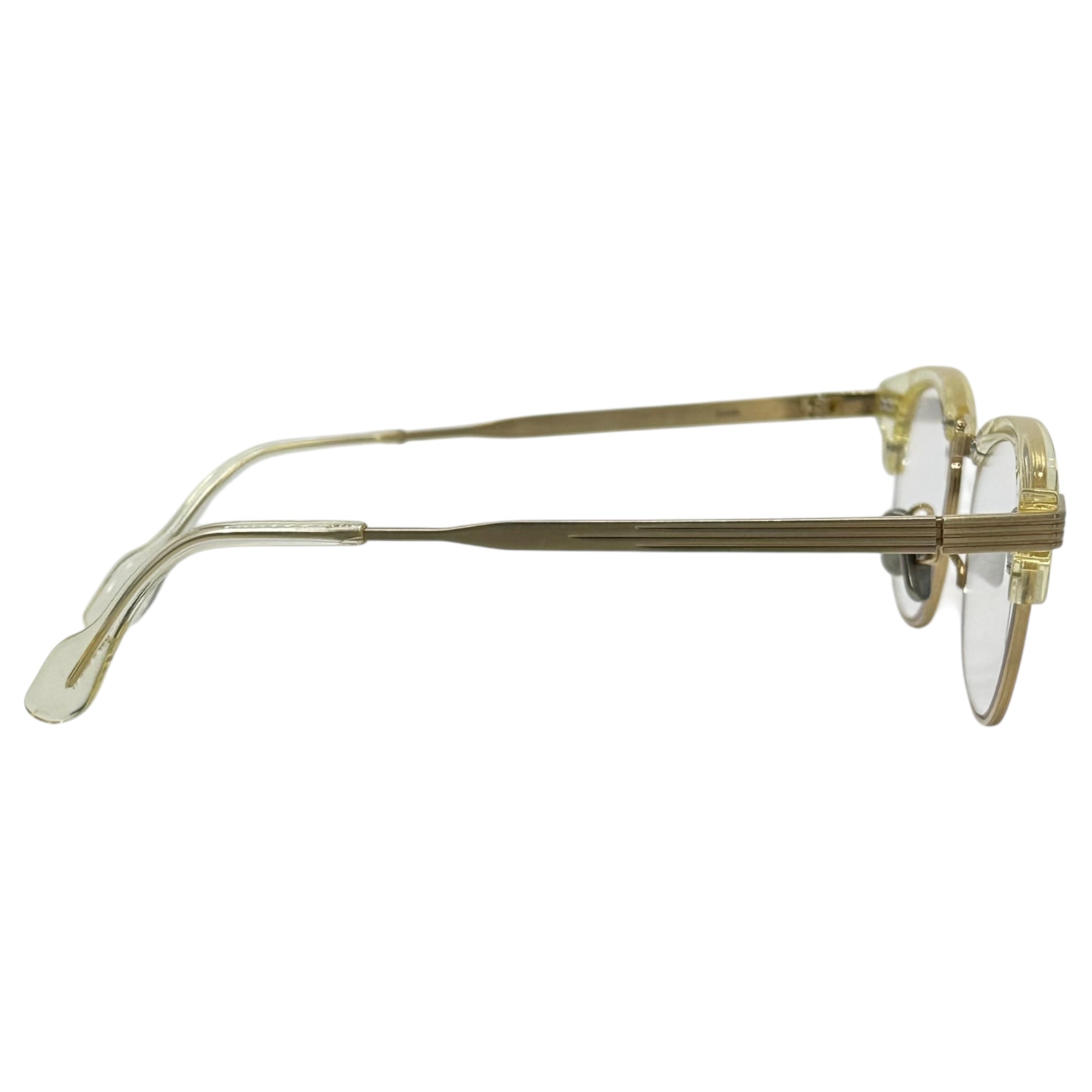 kearny(カーニー) tommy Yellow Gold Color Frame Eyeglasses トミー イエローゴールド カラー 眼鏡 メガネ サングラス 48□21-145 イエローゴールド×クリアレンズ