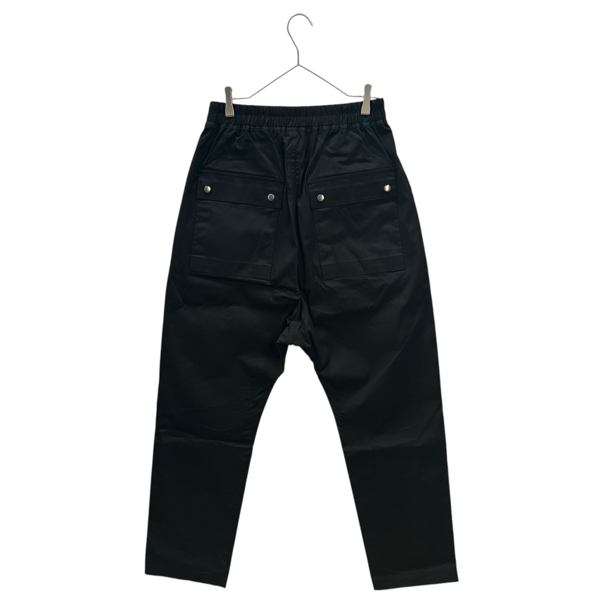 Rick Owens(リックオウエンス) 2025SS BELA PANTS - STRETCH COTTON TE ベラ パンツ RU01E5361-TE 48 ブラック ワイド