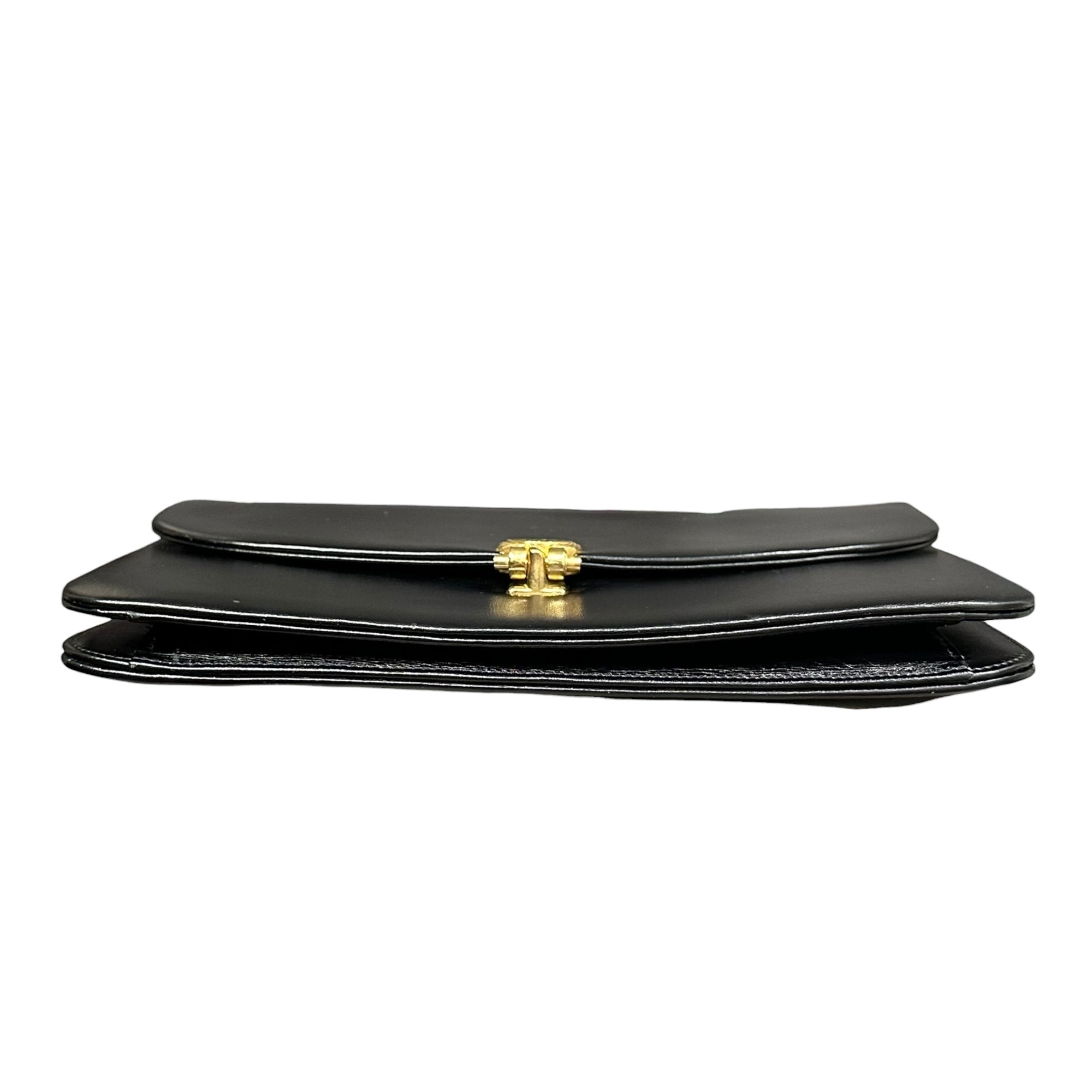 Christian Dior(クリスチャンディオール) 1980's Chain Leather Shoulder Bag チェーン レザー ショルダー バッグ ブラック 80's 80年代 ヴィンテージ