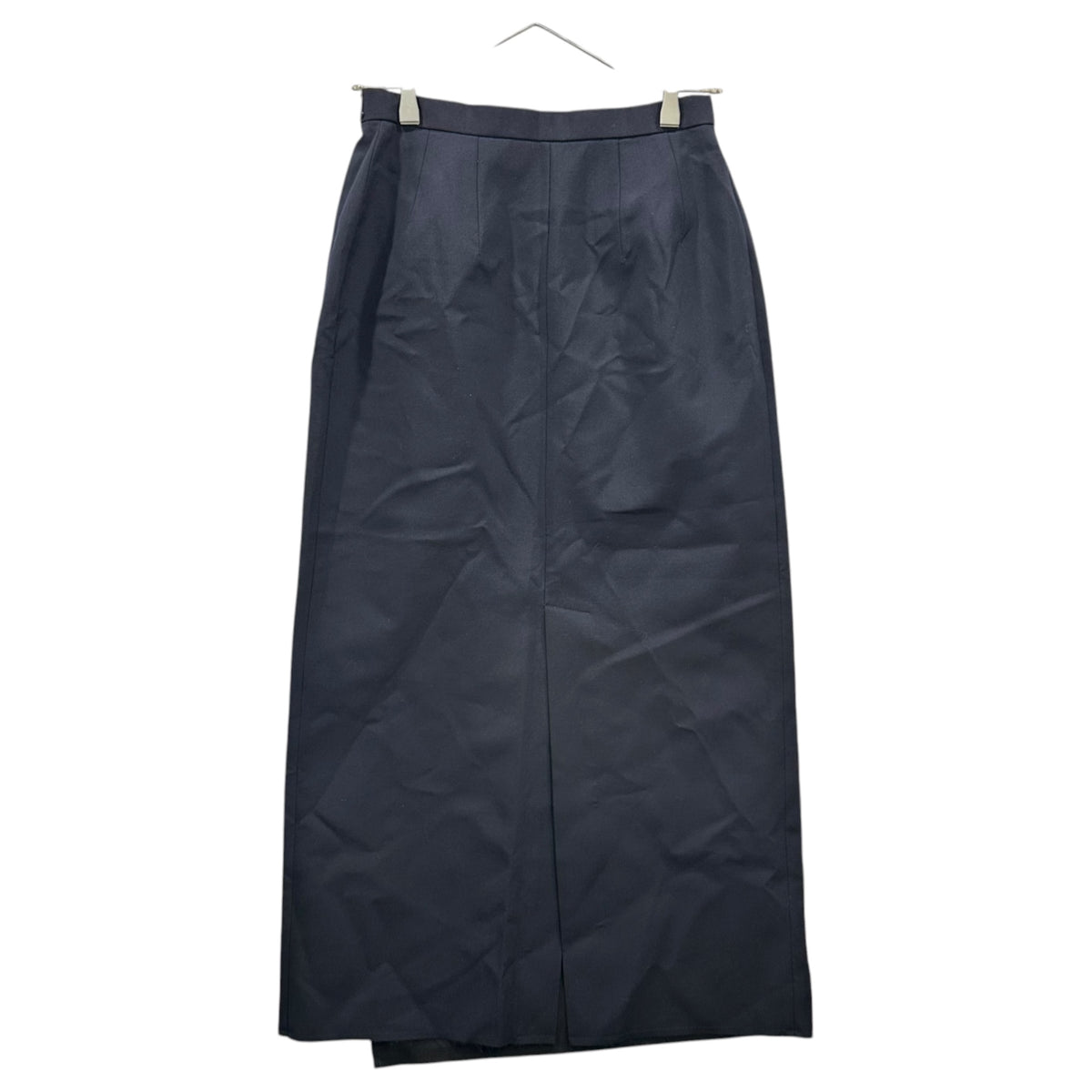 COMME des GARCONS(コムデギャルソン) 1998AW Bonded Wool Long Wrap Skirt ボンディング 加工 ウール ロング 巻き スカート GS-10026S S ダークネイビー AD1998 90s アーカイブ