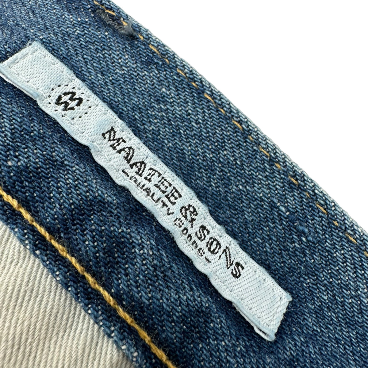 MAATEE & SONS(マーティーアンドサンズ) 2025AW FLARE DENIM repair フレア デニム リペア MT5303-0222 1 インディゴ パンツ ヴィンテージ加工