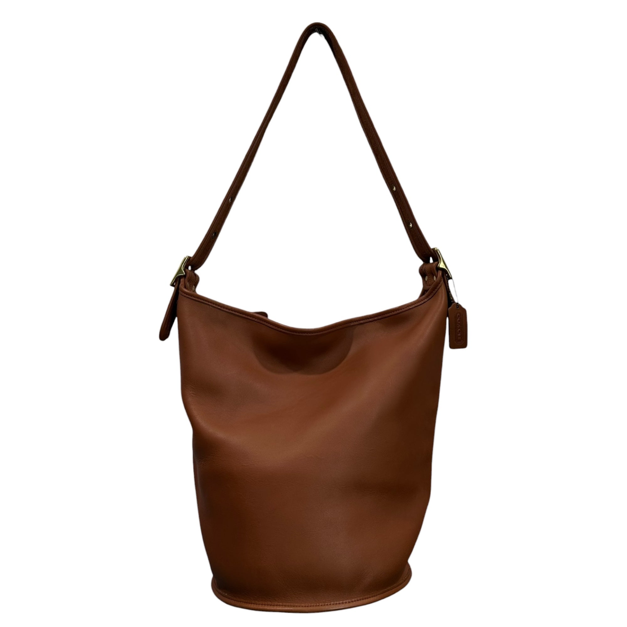 COACH(コーチ) OLD Bucket-style Leather Shoulder Bag バケツ型