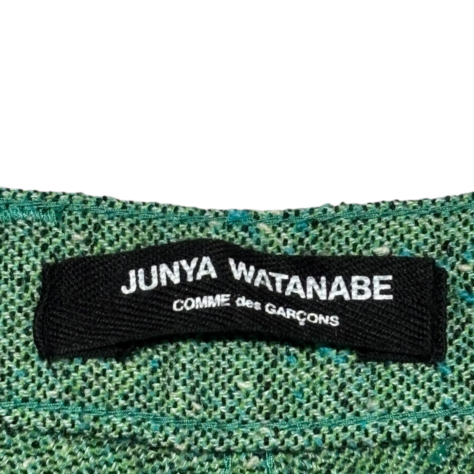 COMME des GARCONS JUNYA WATANABE(コムデギャルソンジュンヤワタナベ) 04AW Tweed Mermaid Pants ツイード マーメード パンツ JN-S028 S グリーン AD2004