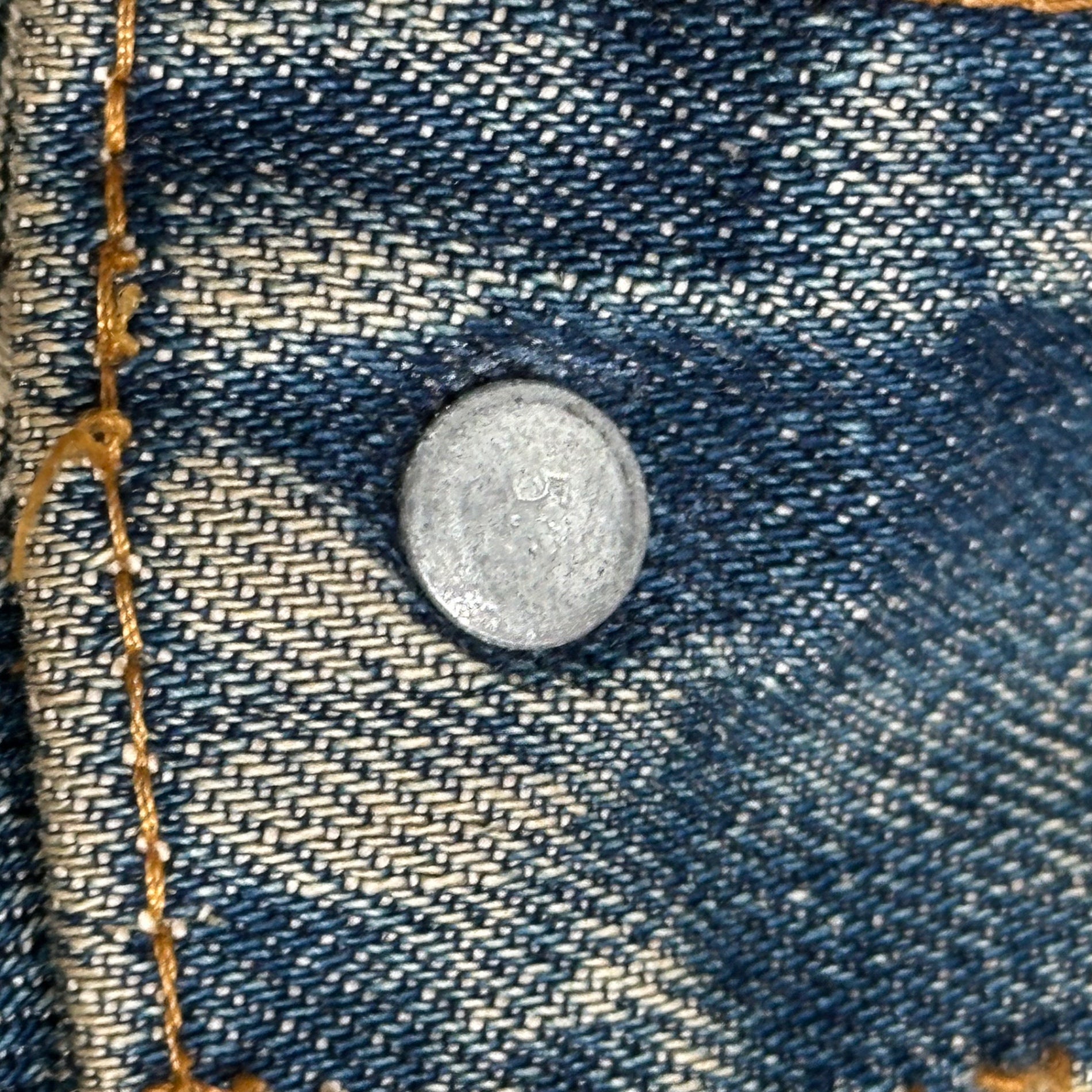 Levi's(リーバイス) 1971~1973's 70505 Denim Trucker Jacket デニム トラッカー ジャケット 70505-0217 表記消(38程度) インディゴ 70'年代 ヴィンテージ  Small e ボタン裏52