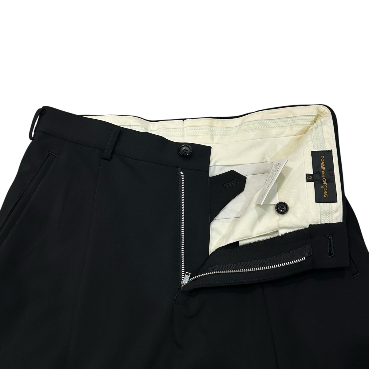 COMME des GARCONS(コムデギャルソン) 2009SS Esther Gabardine Sarouel Pants エステル ギャバジン サルエル パンツ GC-P036 XS ブラック AD2008 男性着用可能