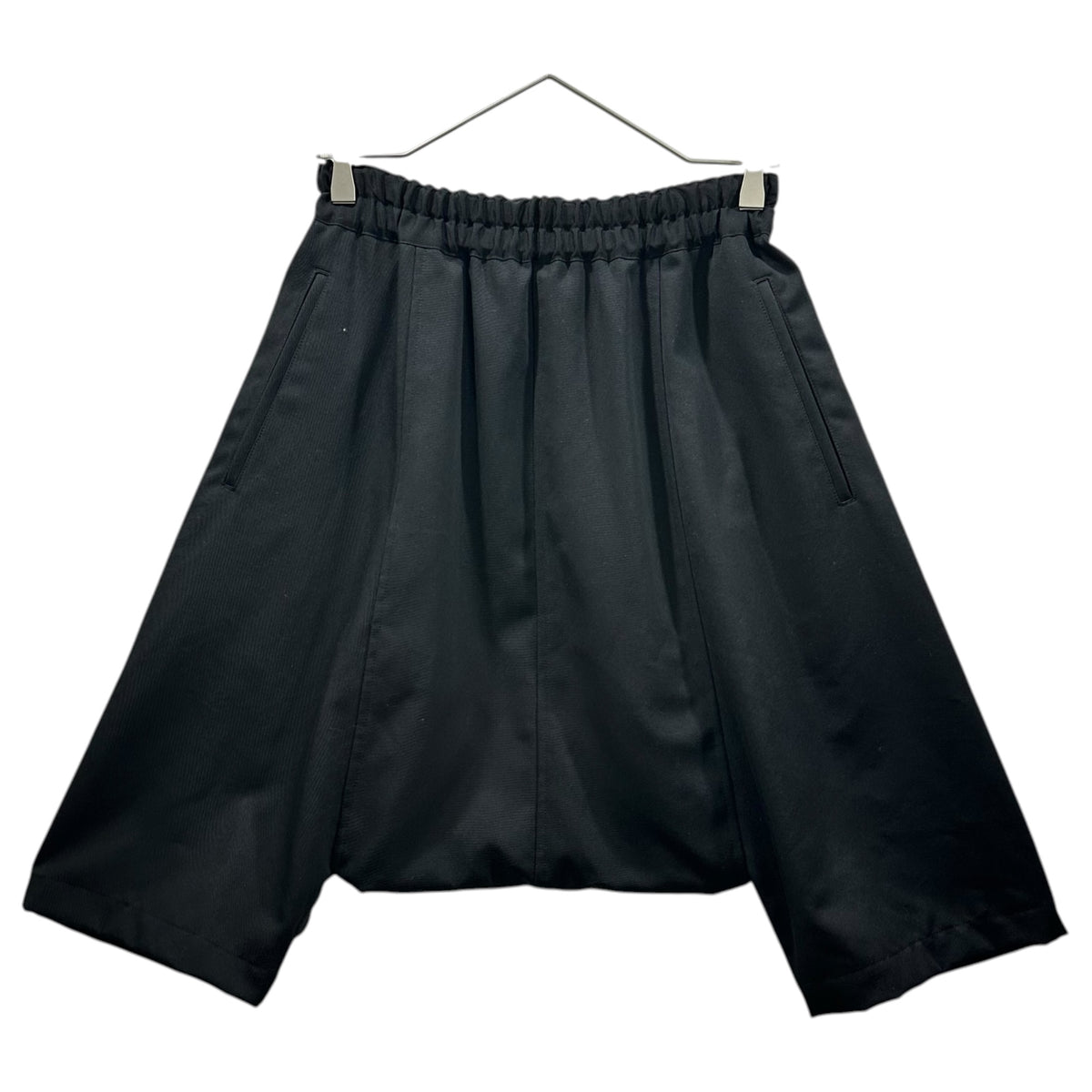 COMME des GARCONS COMME des GARCONS(コムデギャルソンコムデギャルソン) 2009SS Wool Sarouel Shorts ウール サルエル ショーツ RU-P081 SS ブラック AD2008 00s アーカイブ 男性着用可能