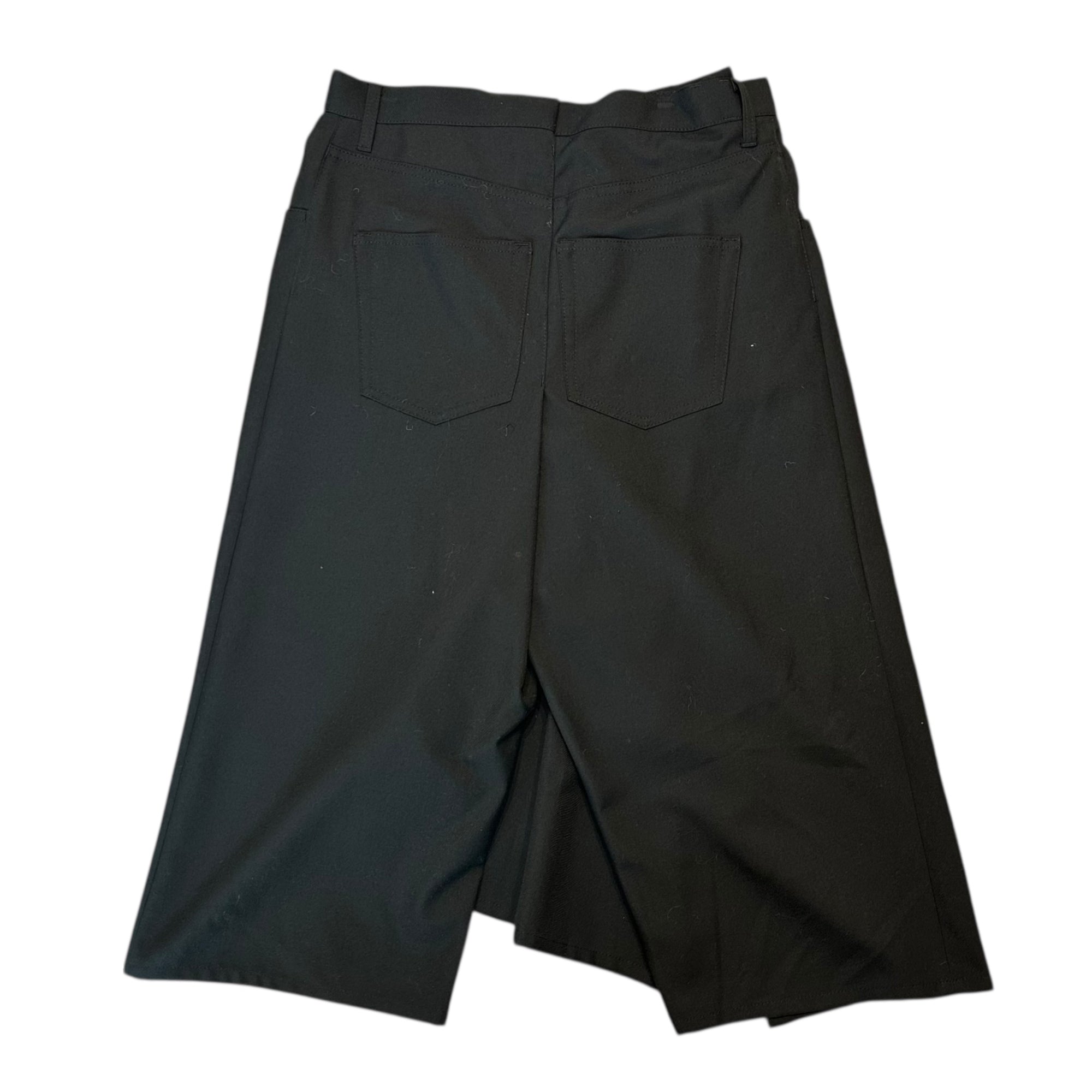 【SALE対象外】JUNYA WATANABE(ジュンヤワタナベ) 22AW Wrap Layered Wide Pants ラップ レイヤード ワイド パンツ JJ-S004 M ブラック AD2022 男性着用可能