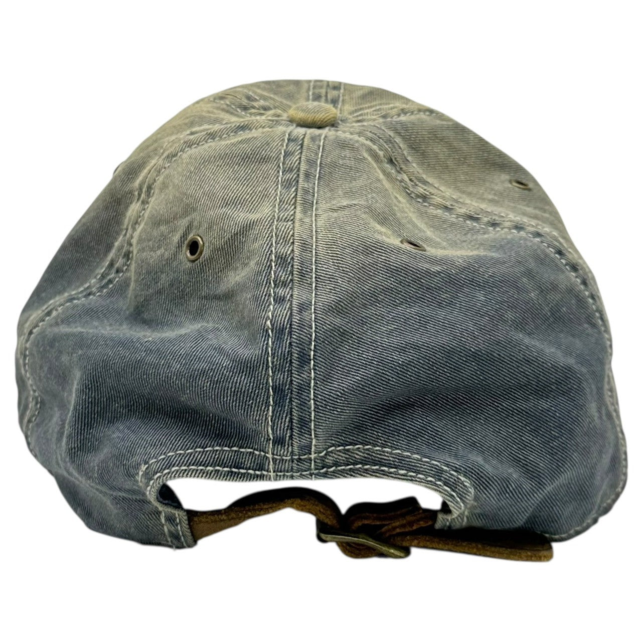 RRL(ダブルアールエル) Vintage processed denim logo Tracker cap ヴィンテージ加工 デニム ロゴ トラッカー キャップ ライトインディゴ