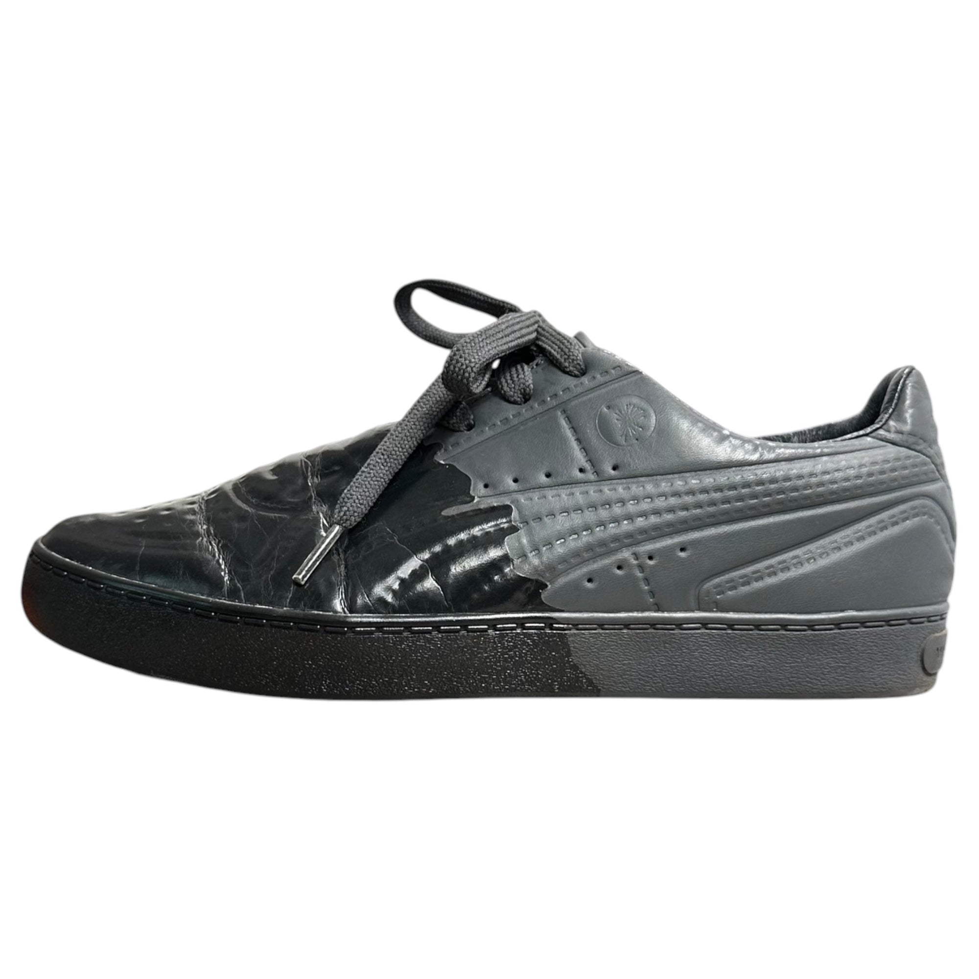 PUMA by MIHARA YASUHIRO(プーマバイミハラヤスヒロ) 2013AW MY-70 “Toes that look like they've been dipped in paint” Low-top sneakers ペンキ デザイン トゥ ローカット スニーカー 355339 01 27cm グレー×ブラック アーカイブ