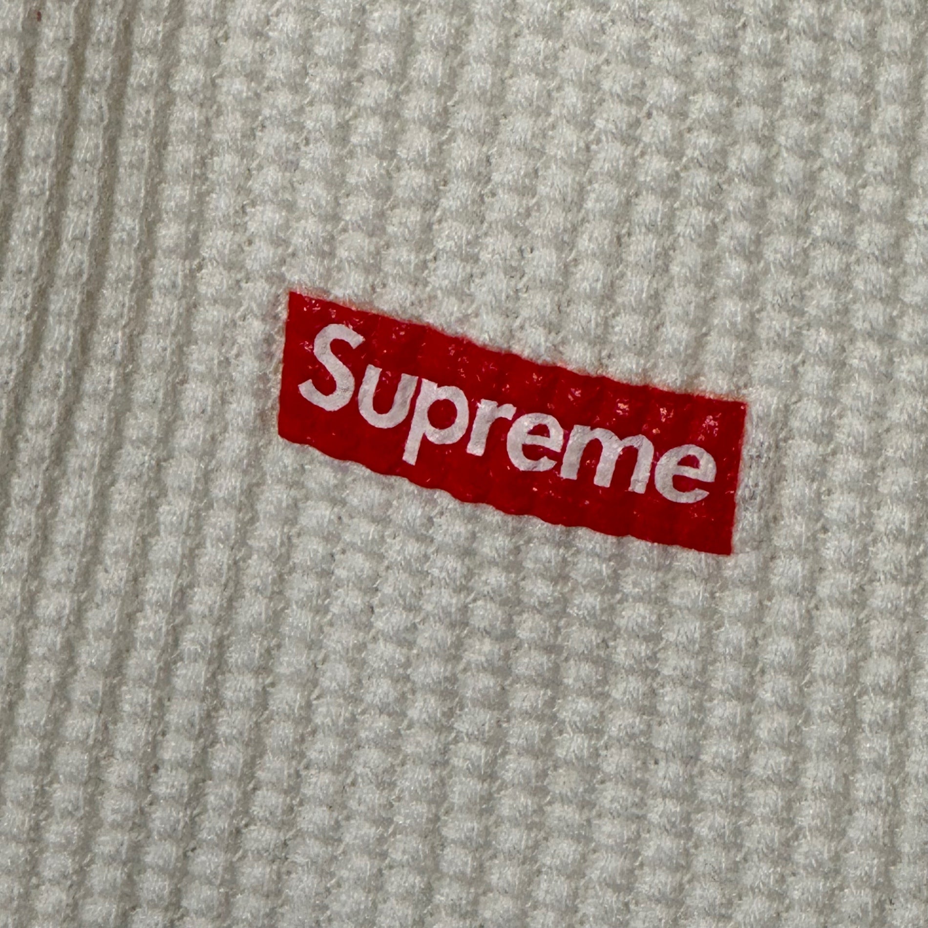 SUPREME(シュプリーム) Hanes® Bones Thermal Crew 骨サーマル クルーネック カットソー ロンT XL ホワイト×ブラック