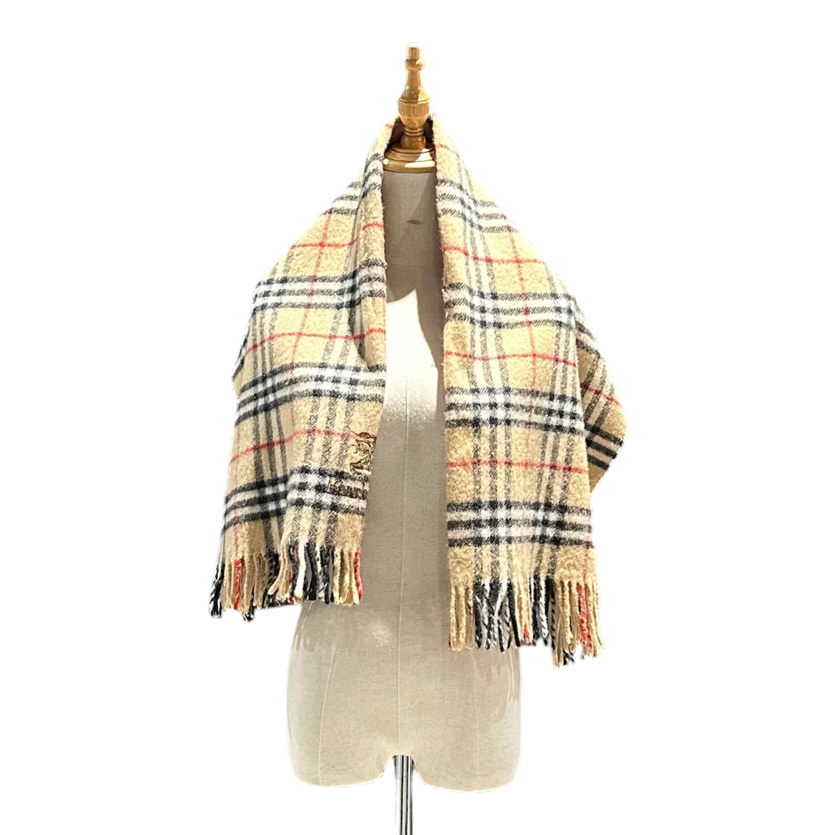 Burberry’s(バーバリーズ) Nova Check Wool Scarf ノヴァチェック ウール マフラー ベージュ