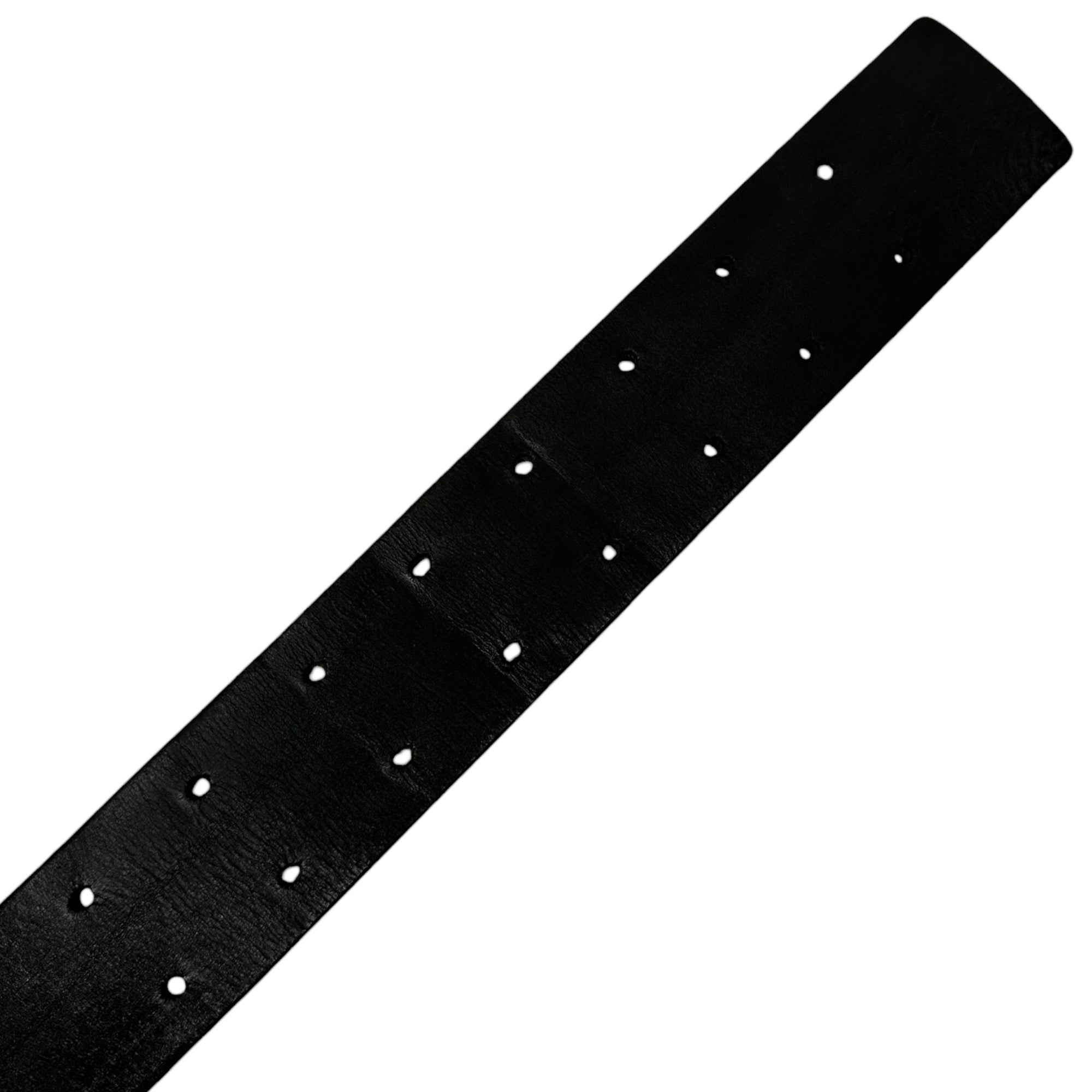 Dior HOMME(ディオールオム) by Hedi Slimane Double-Pin Leather Belt エディ スリマン ダブルピン レザー ベルト 90/105 ブラック エディ期 アーカイブ