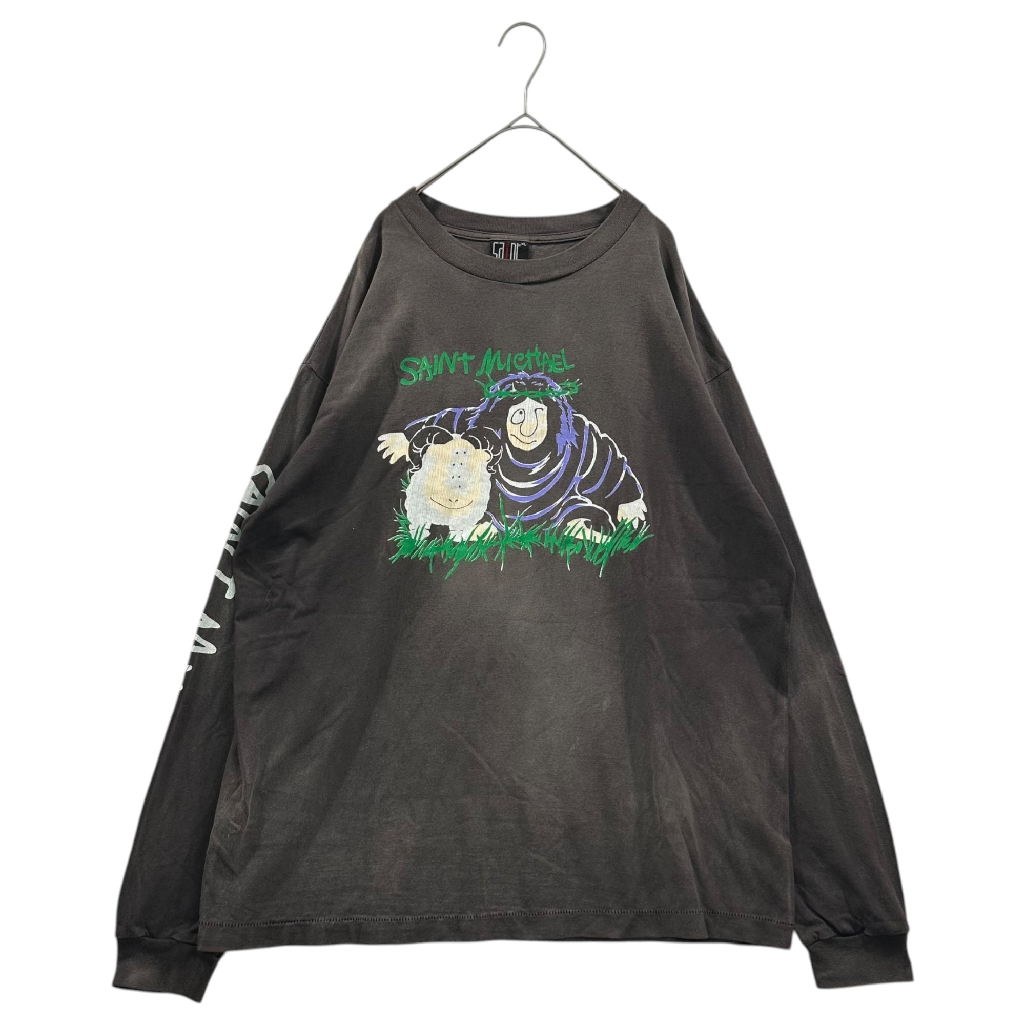 SAINT MICHAEL(セントマイケル) 21AW LS TEE SHEEP GORILLA 羊 ゴリラ