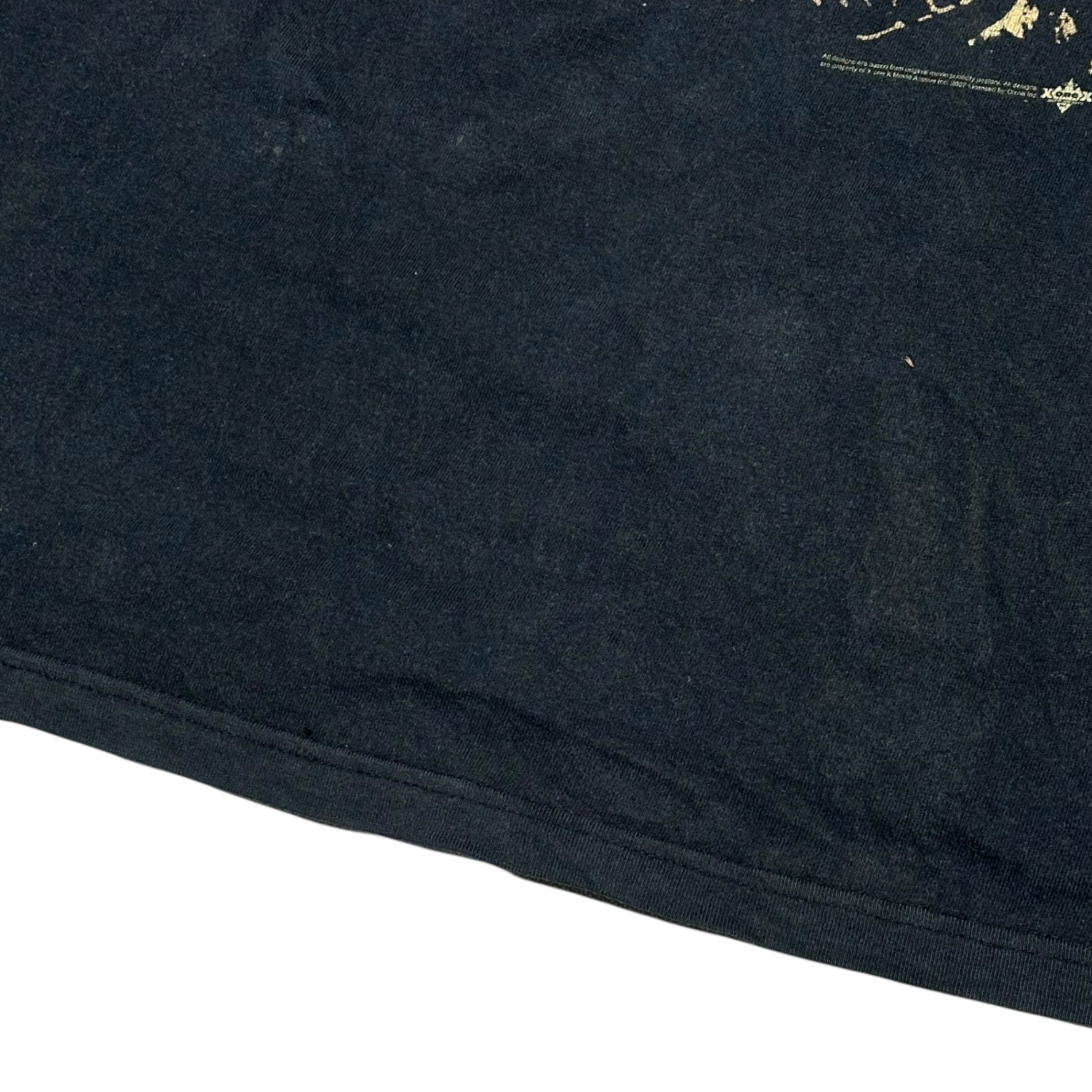 VINTAGE(ヴィンテージ) 00's Jimi Hendrix rock T-shirtジミ ヘンドリックス ロック Tシャツ LL ブラック 2007