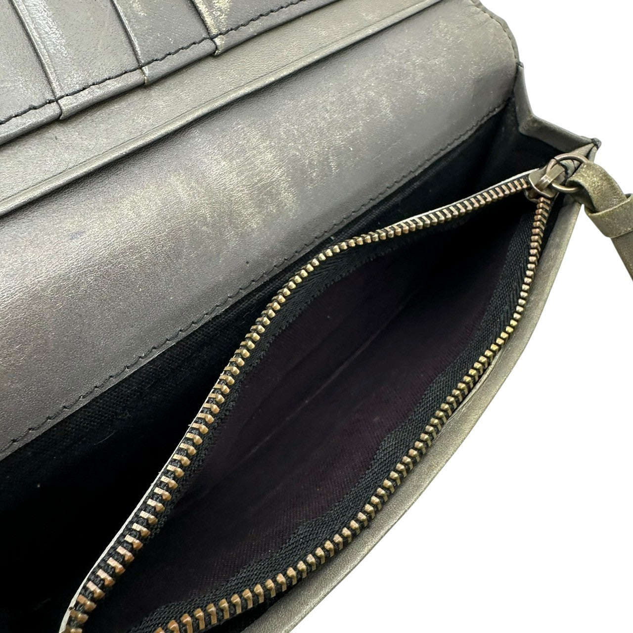 Maison MIHARA YASUHIRO(メゾンミハラヤスヒロ) "INVISIBLE" Long Wallet あぶり出し ロング ウォレット レザー 長財布 ブラウン
