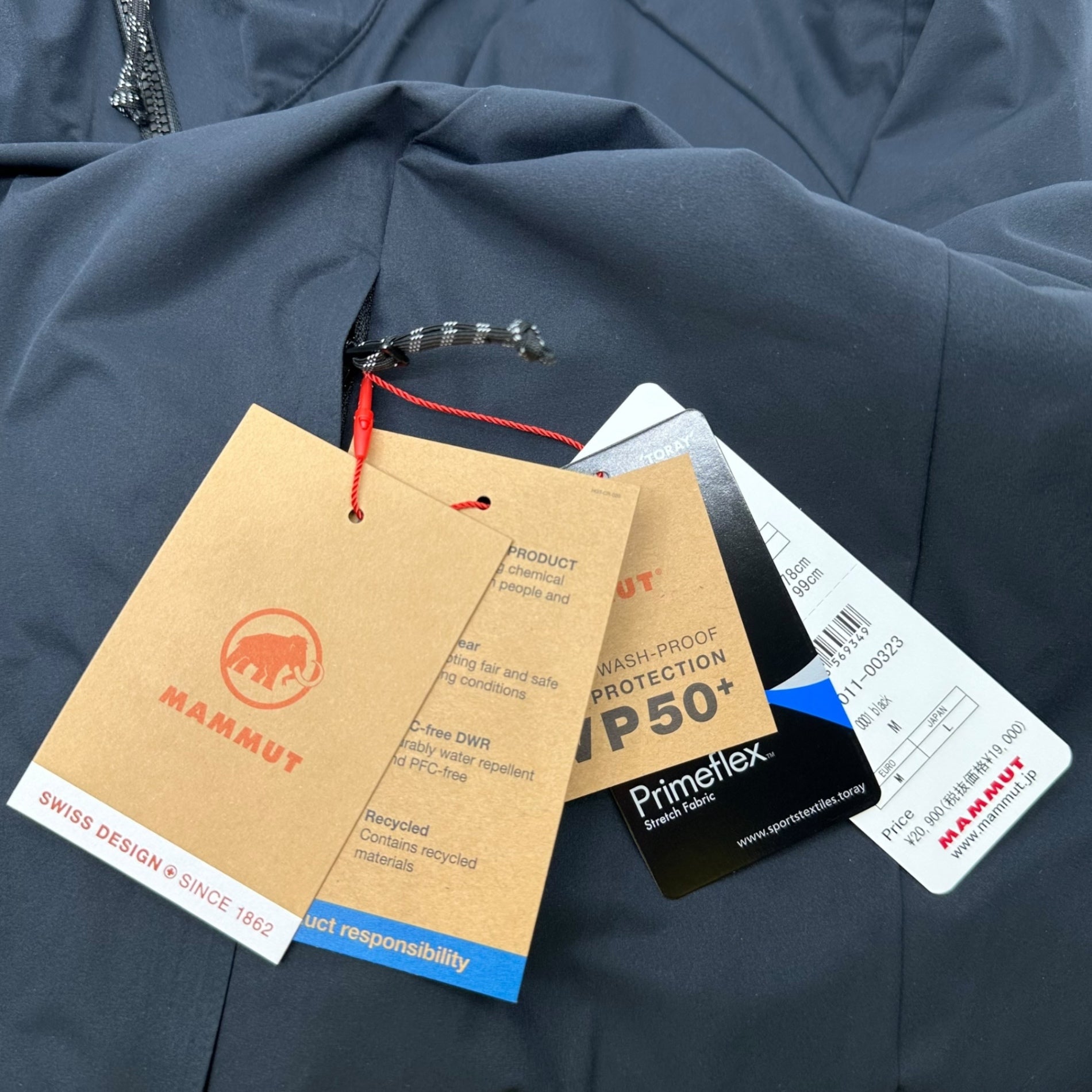 MAMMUT(マムート) 25SS GRANITE SO Hooded Jacket AF Men グラナイト SO フーデッド ジャケット AF 1011-00323 L ブラック 参考定価19,000円＋税