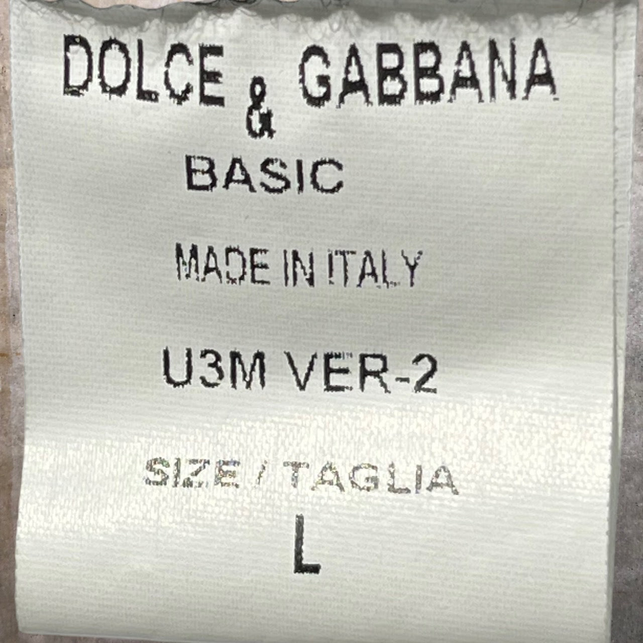 DOLCE&GABBANA BASIC(ドルチェ&ガッバーナベーシックドルガバ
