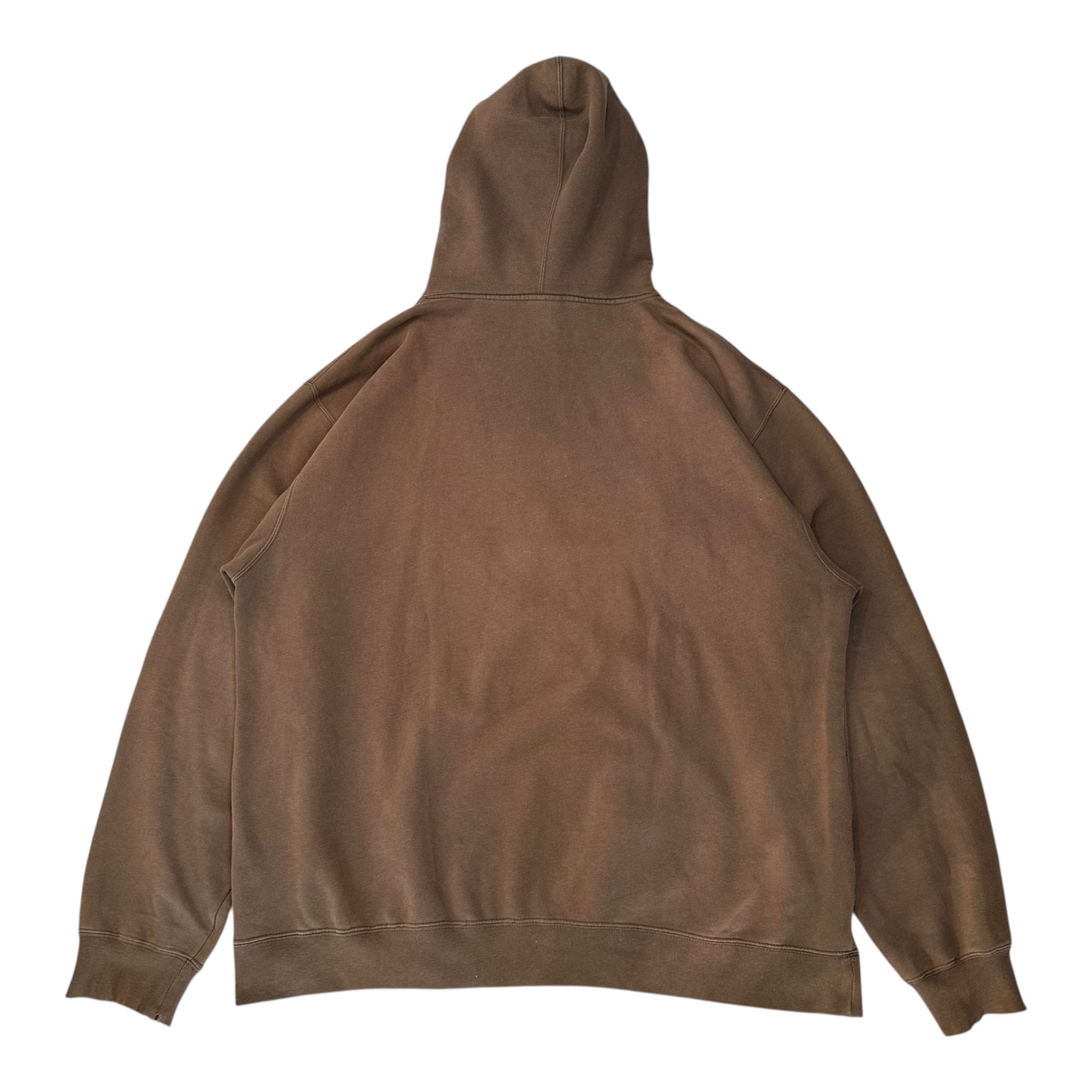 STUSSY(ステューシー) 00's USA made Graphic Logo Print Hoodie グラフィック ロゴ プリント パーカー XL ブラウン