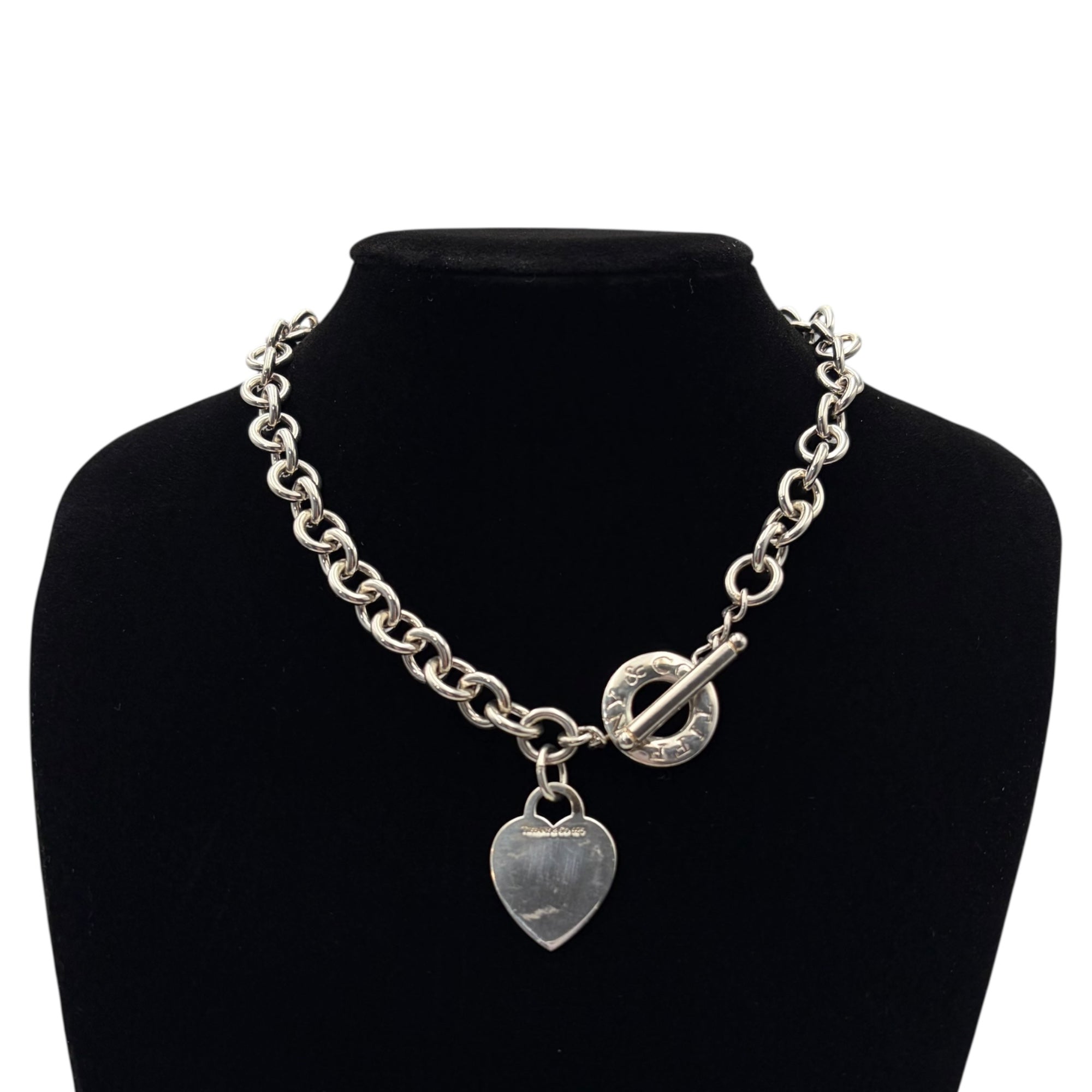 TIFFANY & CO.(ティファニー) Toggle Chain Heart Necklace トグル チェーン ハート ネックレス シルバー