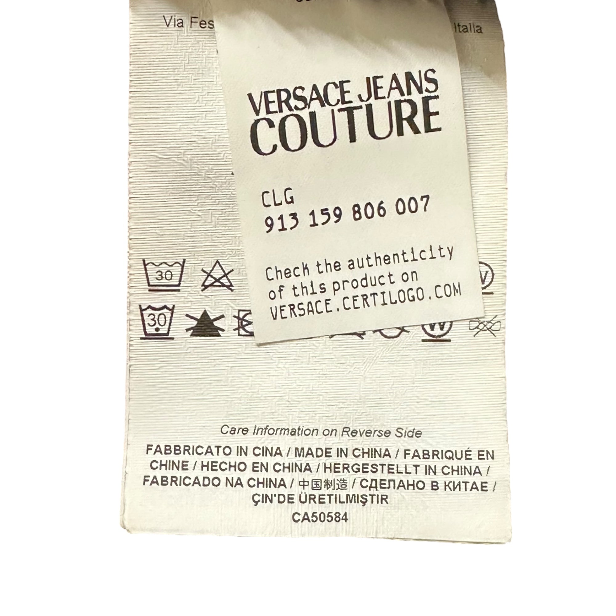VERSACE JEANS COUTURE(ヴェルサーチジーンズ) Military Liner Sampling Toggle Button Jacket ミリタリー ライナー サンプリング トグル ボタン ジャケット 48(M程度) カーキ