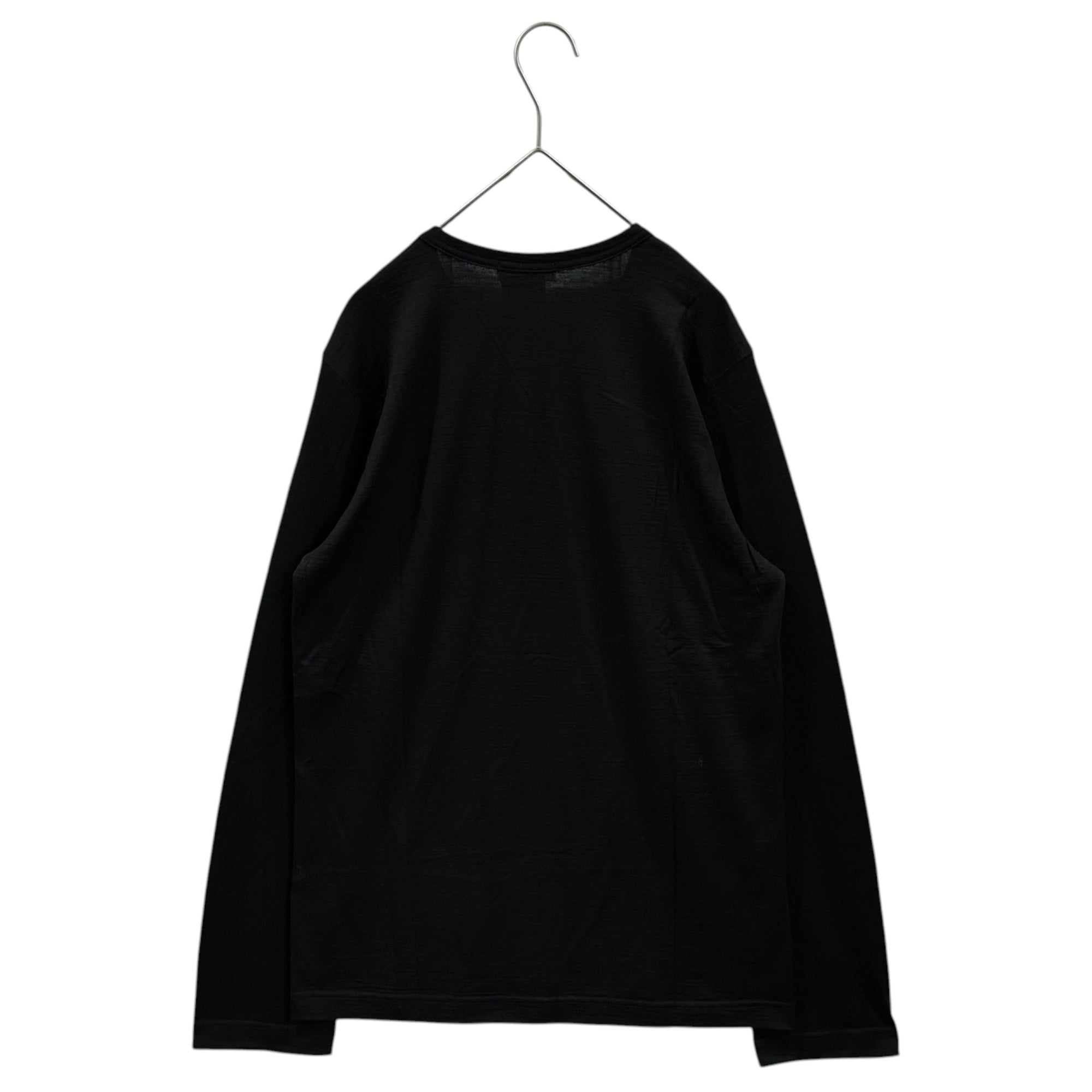 COMME des GARCONS(コムデギャルソン) 1998AW Wool L/S T-Shirt ウール 長袖 カットソー ET-03001M M ブラック AD1998 90's 90年代 ヴィンテージ