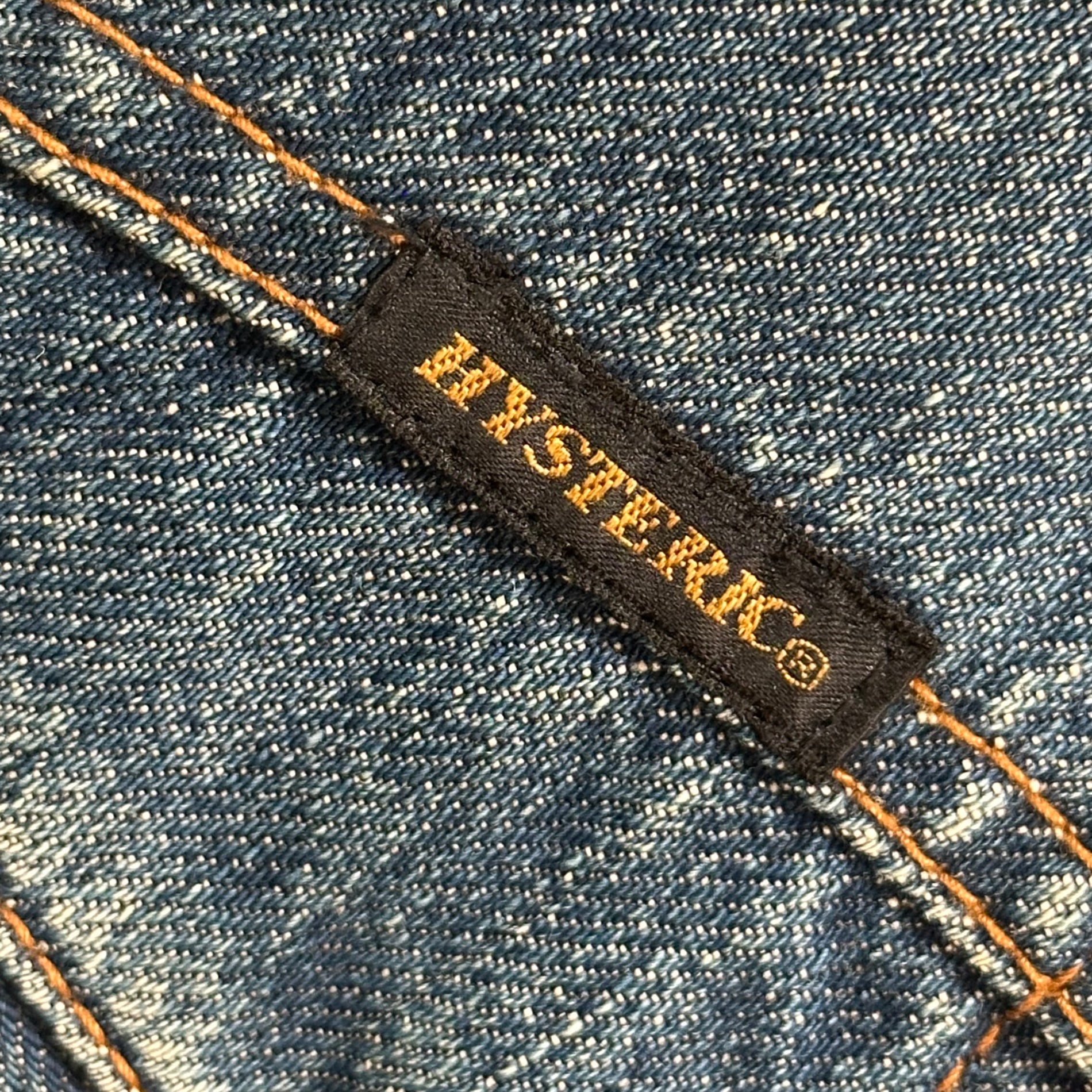HYSTERIC GLAMOUR(ヒステリックグラマー) 90's~00's KINKY Denim Lunch Jacket デニム ランチ ジャケット 2AB-4800 FREE インディゴ 90年代～