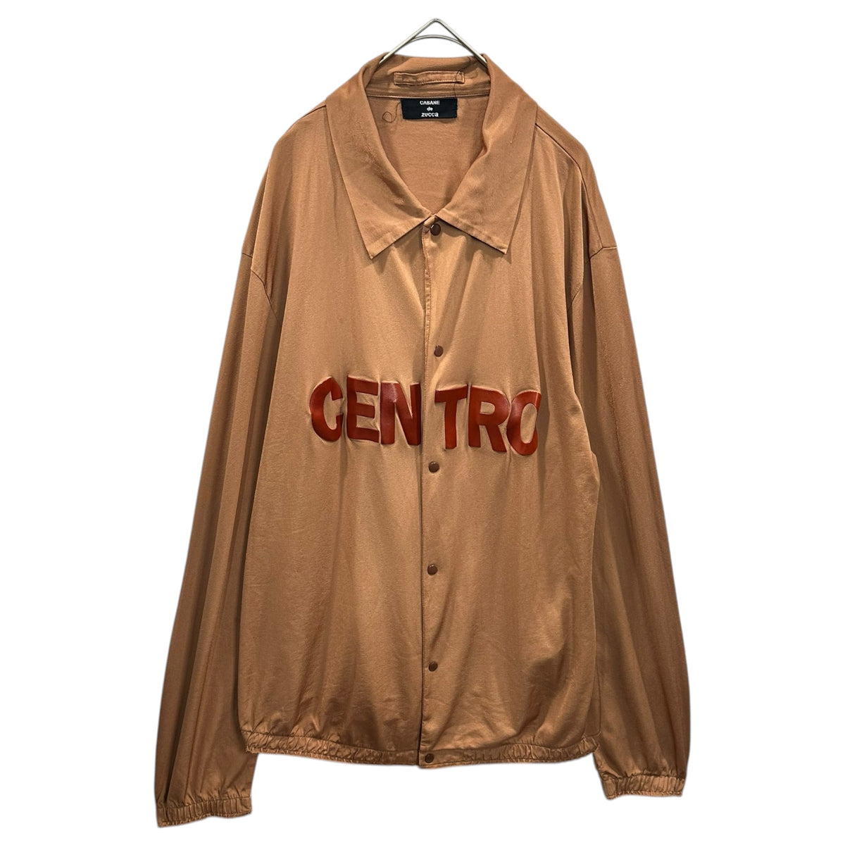CABANE de zucca(カバンドズッカ) 2002SS ”CENTRO”  Snap button shirt スナップボタン シャツ CZ22-JC520 M ブラウン 00's