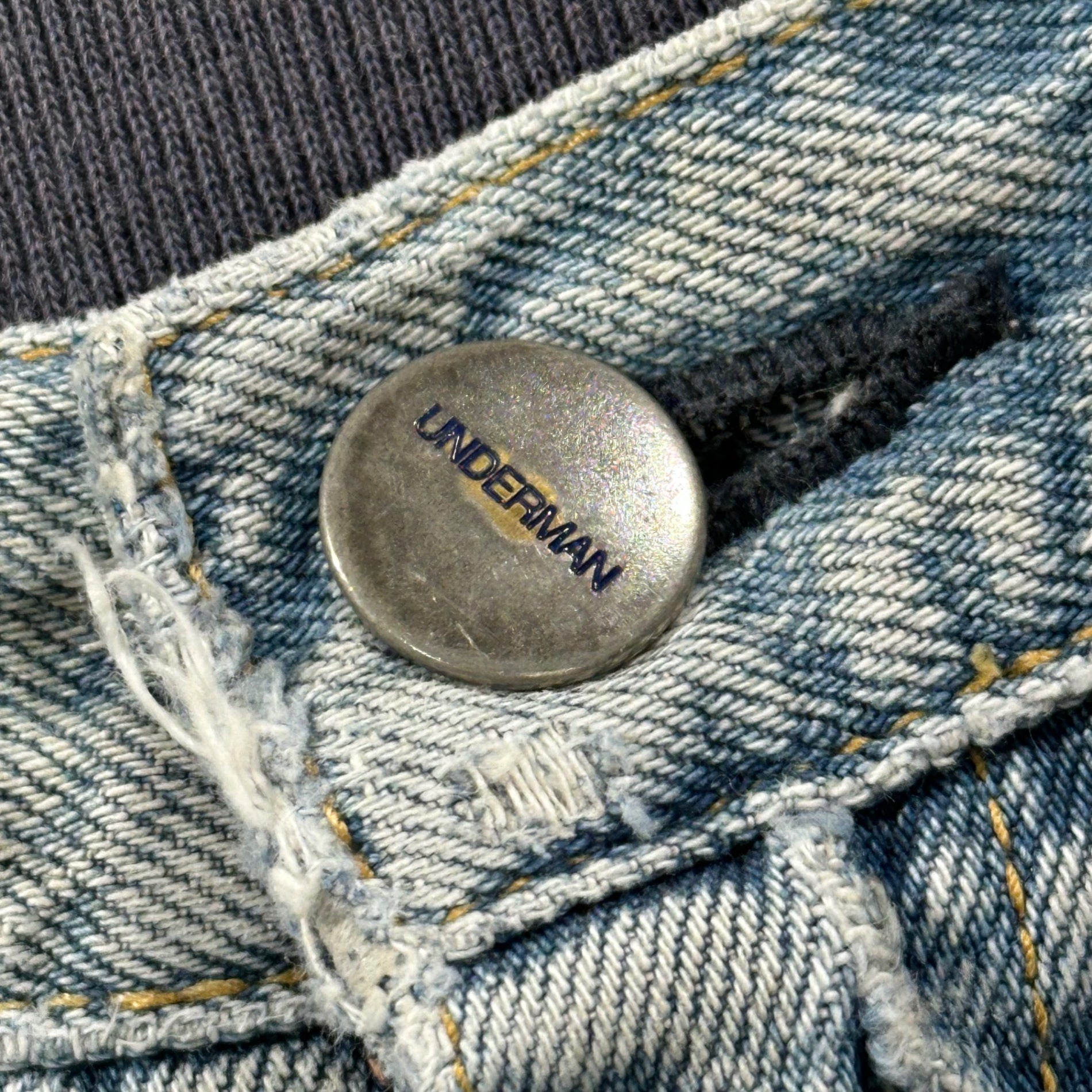 UNDERCOVER(アンダーカバー) 11SS Reworked Distressed Denim Sweat