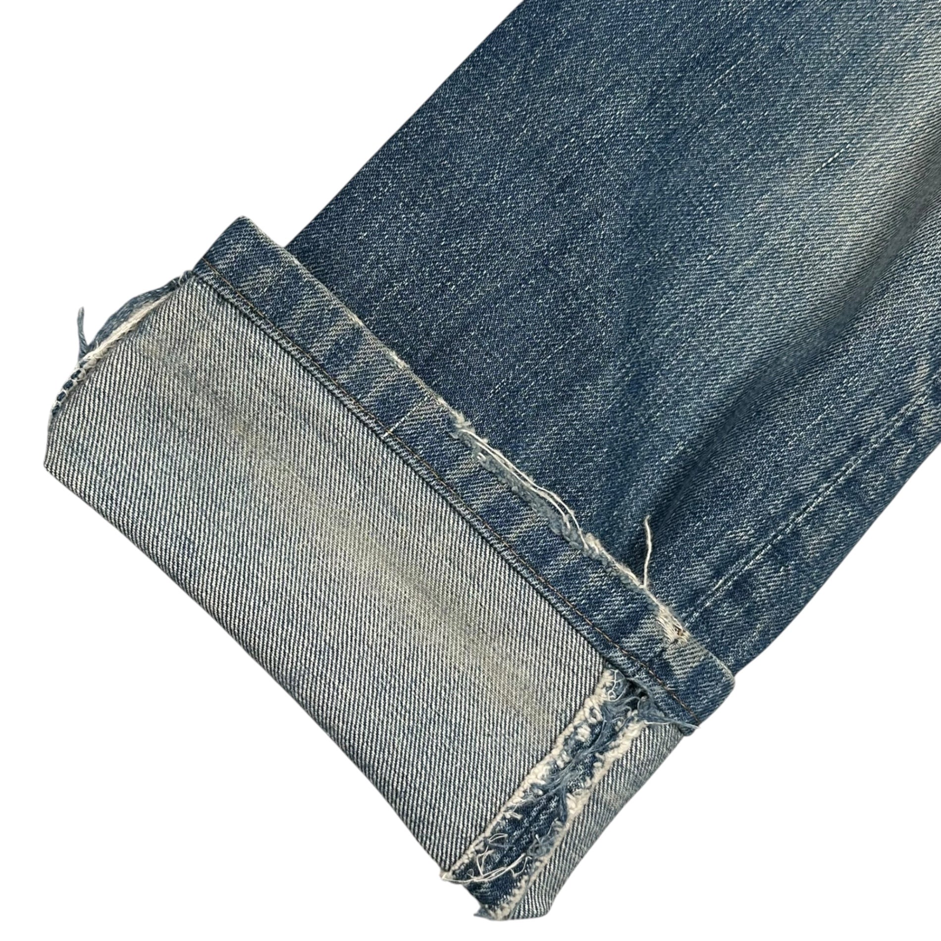 Levi's(リーバイス) 1967~1969's 505 BIG E Denim Pants ヴィンテージ デニム パンツ 実寸約W31.5 インディゴ 60’s 60年代 42TARON 並行ステッチ 均等V 最初期