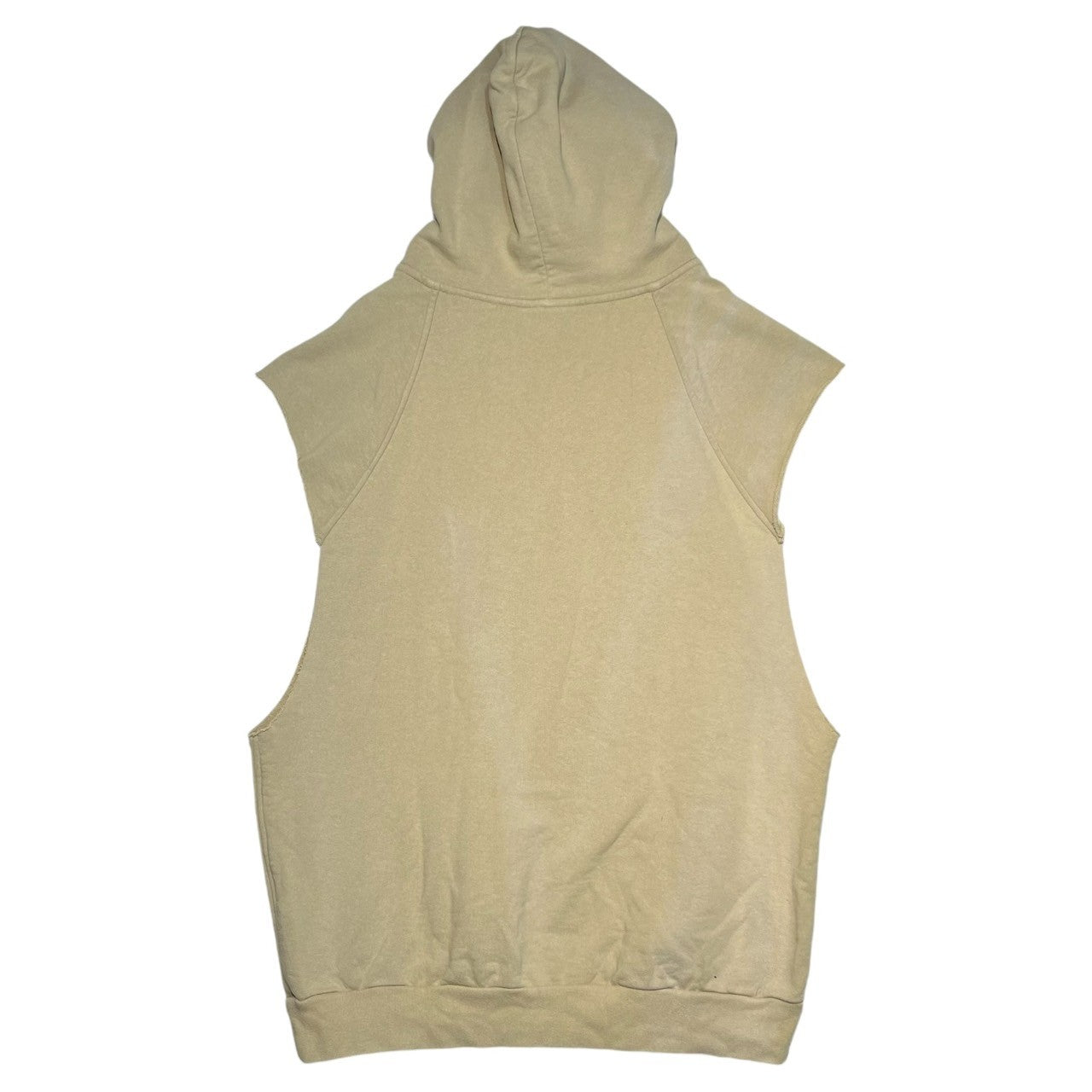 UNUSED(アンユーズド) Sleeveless sweat hoodie スリーブレススウェットフーディー US1241 3(L程度) ベージュ ノースリーブ パーカー