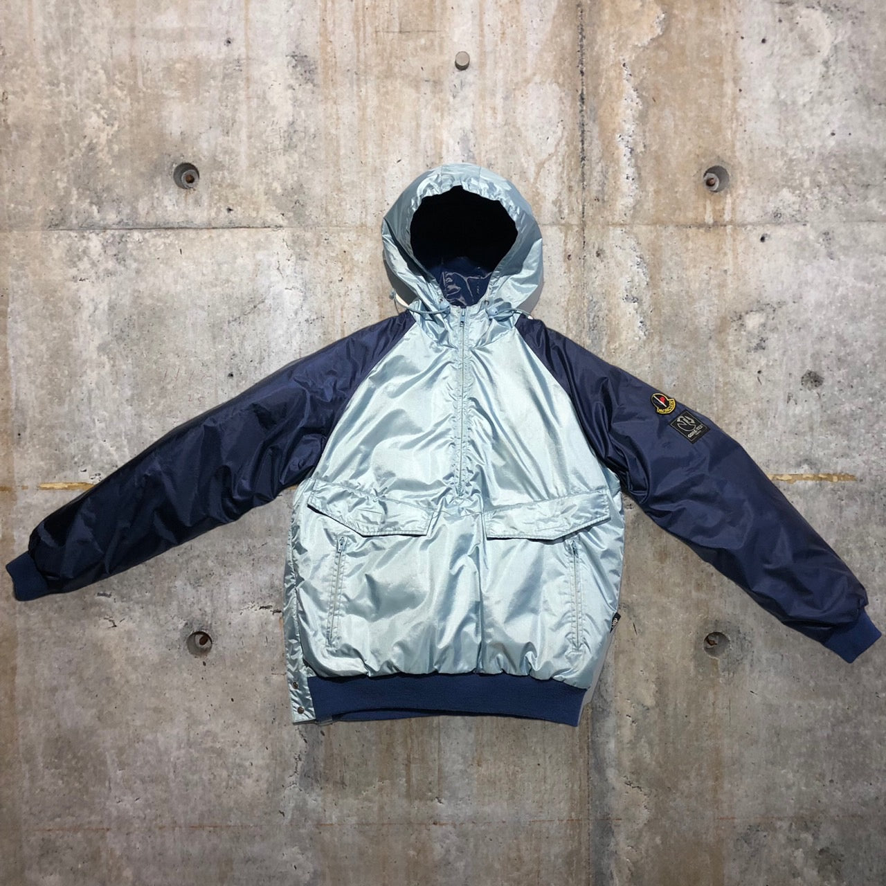 MONCLER(モンクレール) 80'sアノラックダウンパーカー 160(Sサイズ程度) ブルー