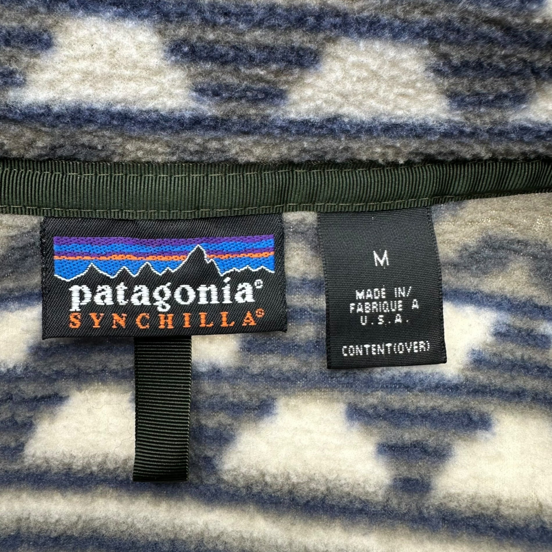 Patagonia(パタゴニア) 90's USA made Synchilla Snap-T Pullover シンチラ Tスナップ プルオーバー 25462 M ベージュ 96年製 90年代 ヴィンテージ フリース ジャケット